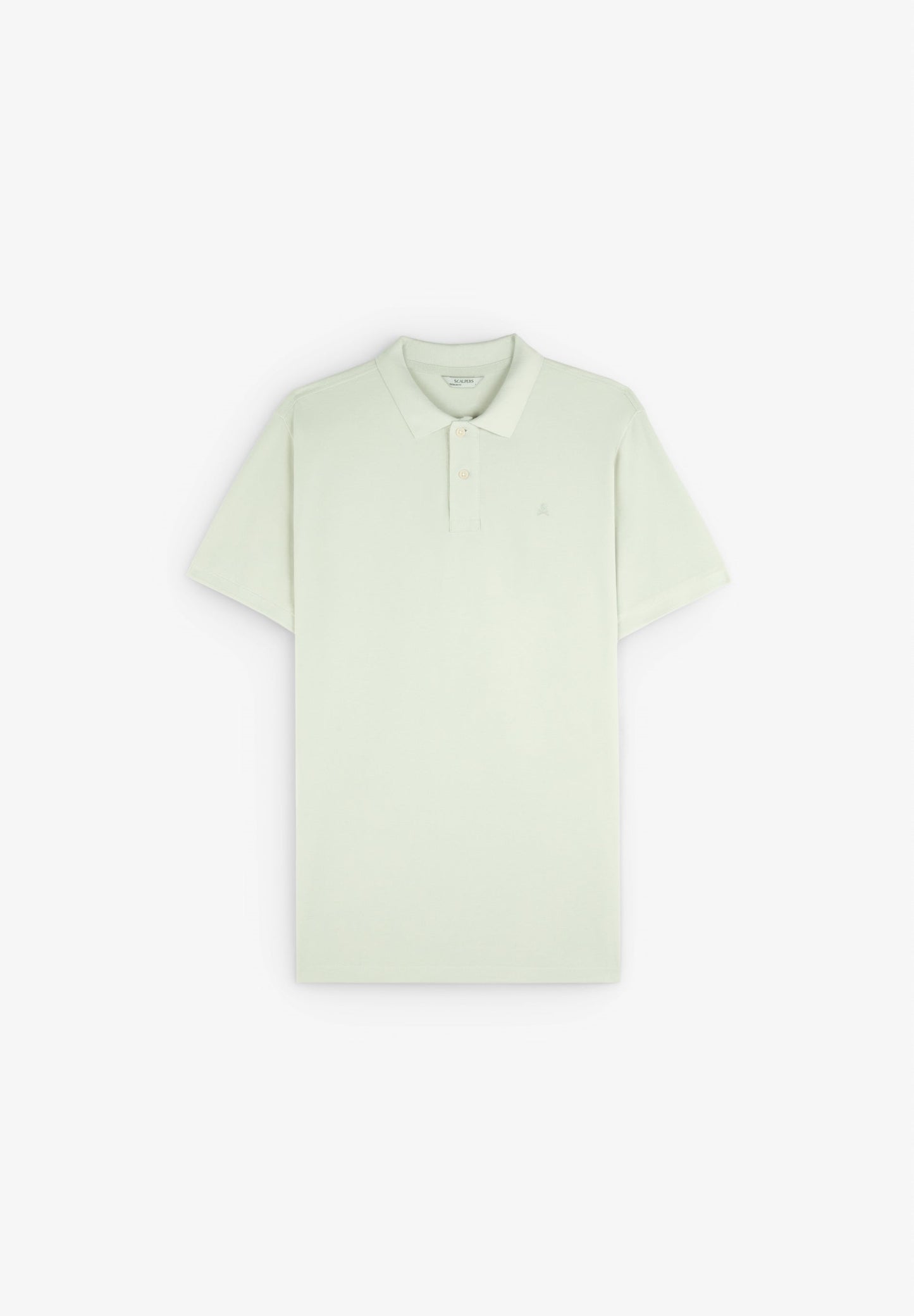 BASIC POLO SHIRT WITH SKULL DETAIL
