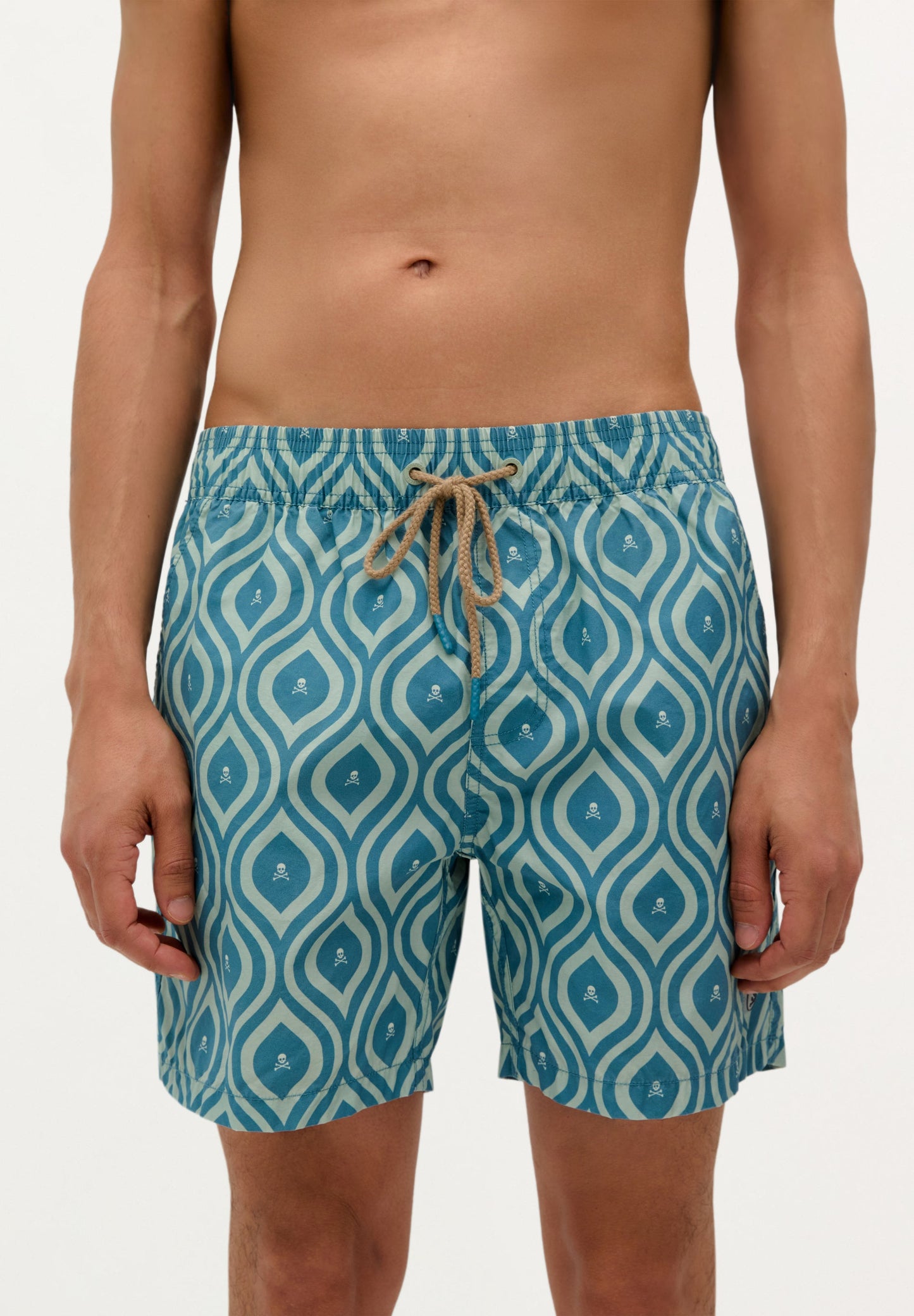MAILLOT DE BAIN IMPRIMÉ FESTONNÉ