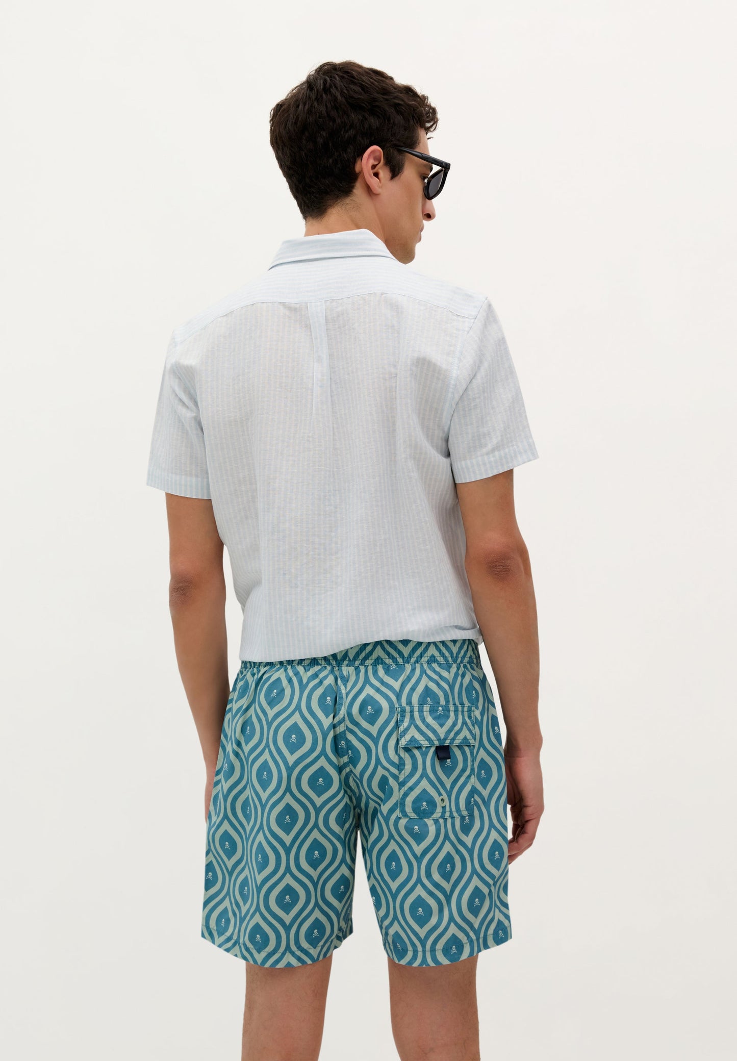MAILLOT DE BAIN IMPRIMÉ FESTONNÉ