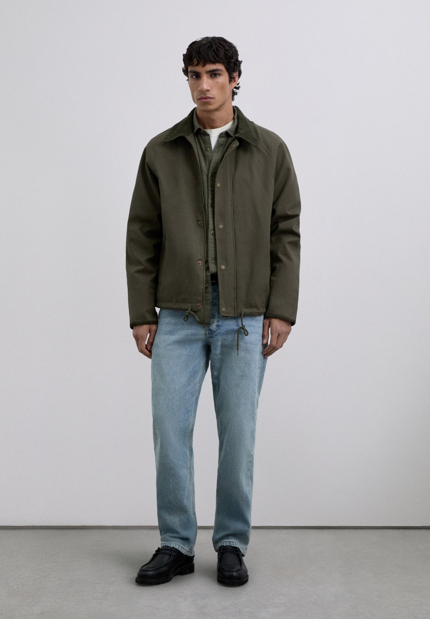 CARDIGAN MIT KAPUZE AUS BAUMWOLLE