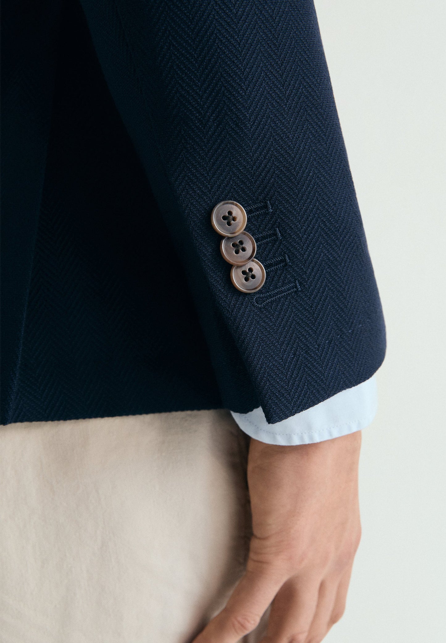 VESTE UNIE LAINE