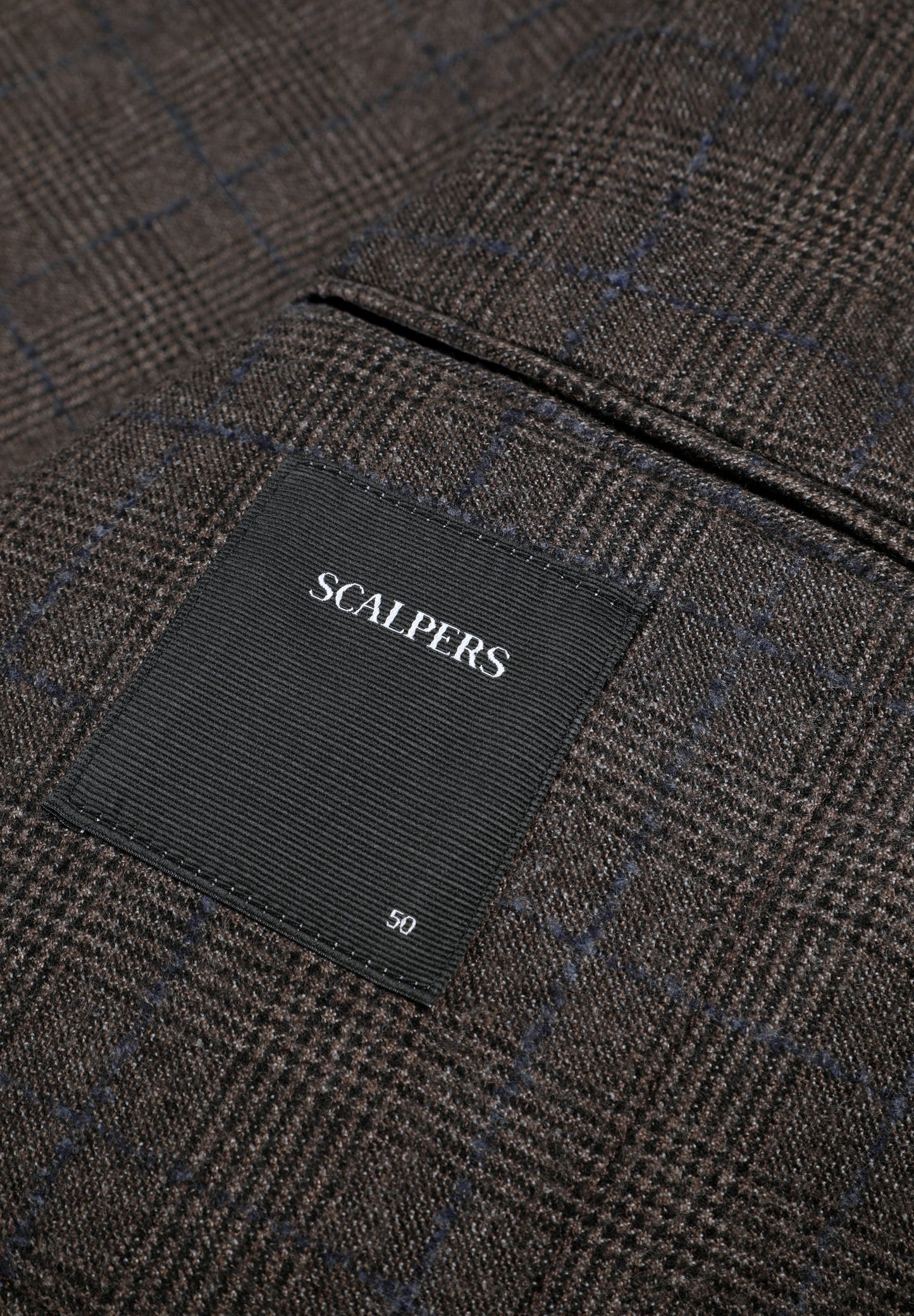 CHECKED WOOL BLAZER