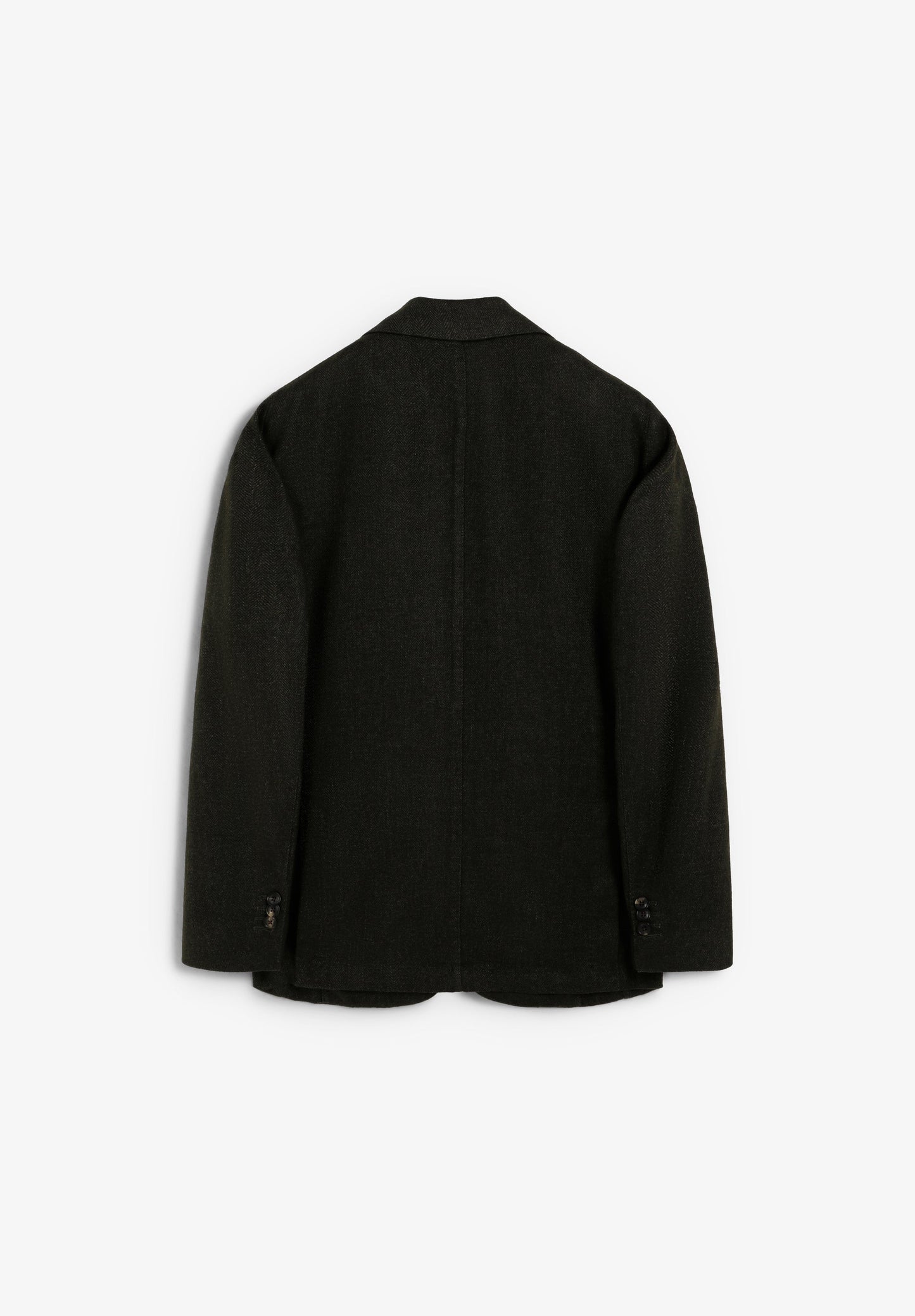 HERRINGBONE WOOL BLAZER