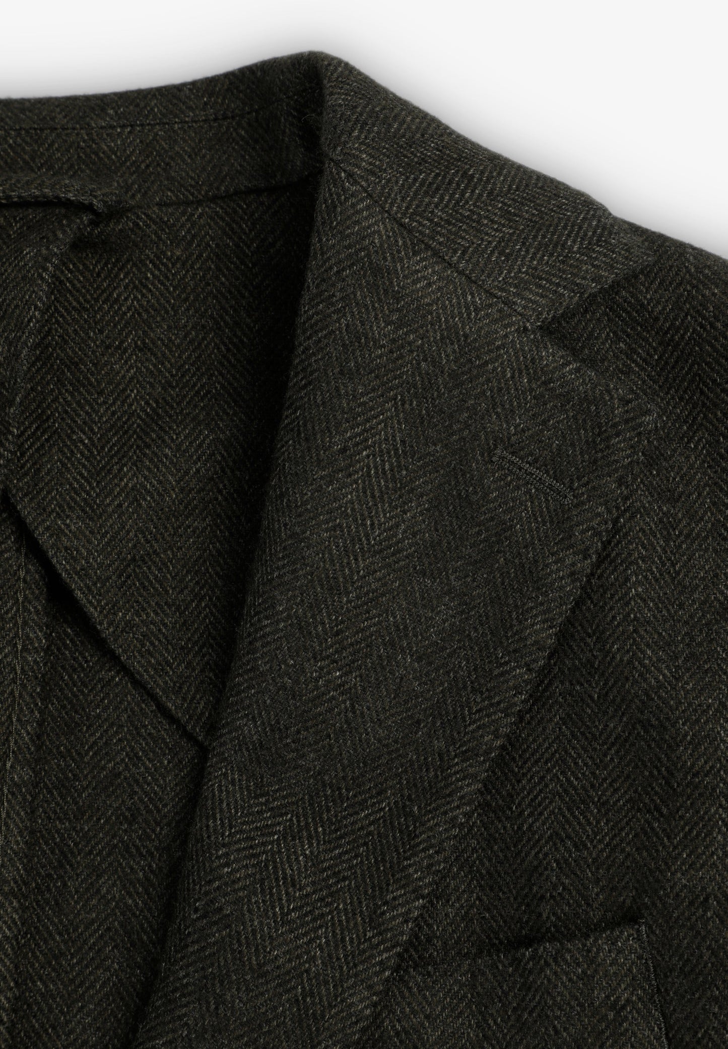 BLAZER MIT FRISCHGRÄTMUSTER AUS WOLLE