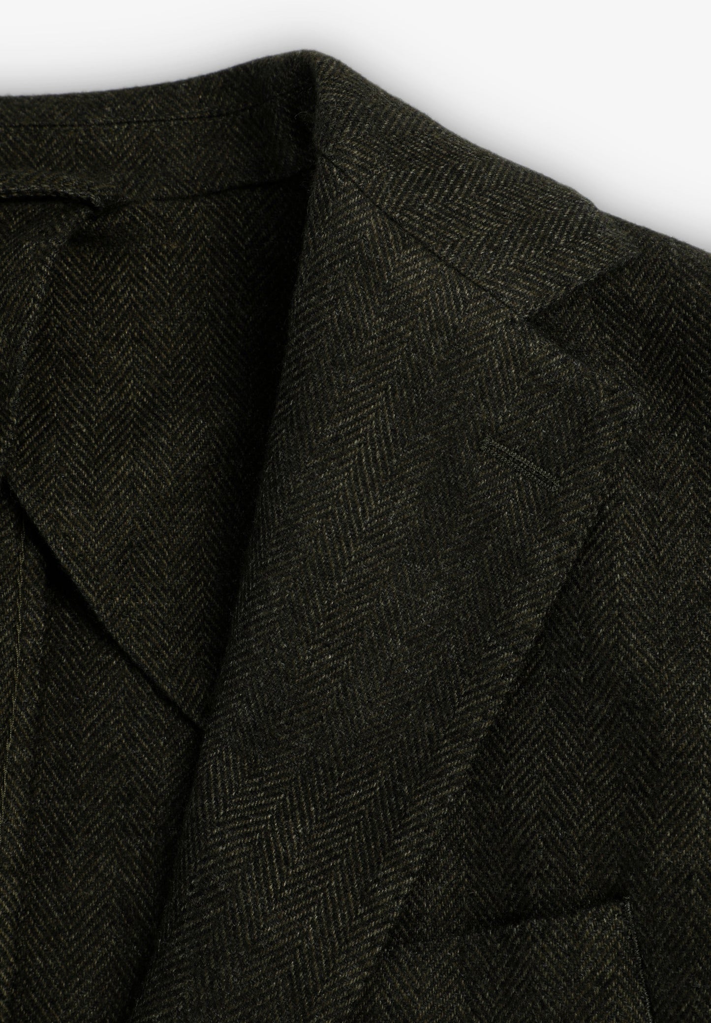 HERRINGBONE WOOL BLAZER