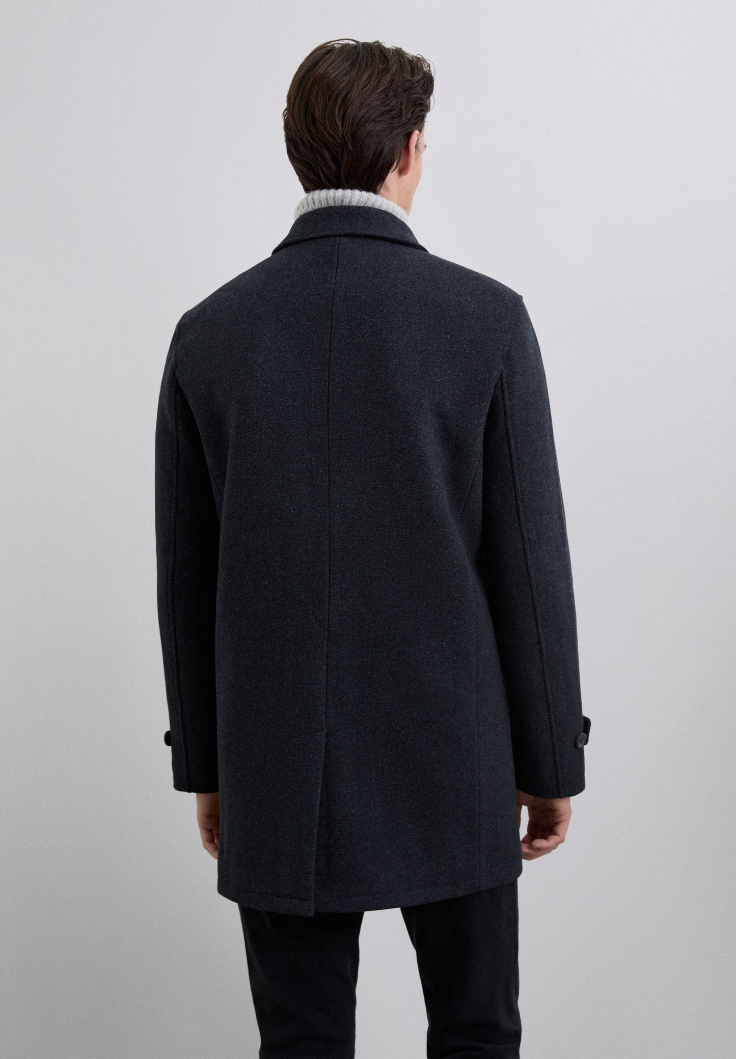 MANTEAU CROISÉ LAINE