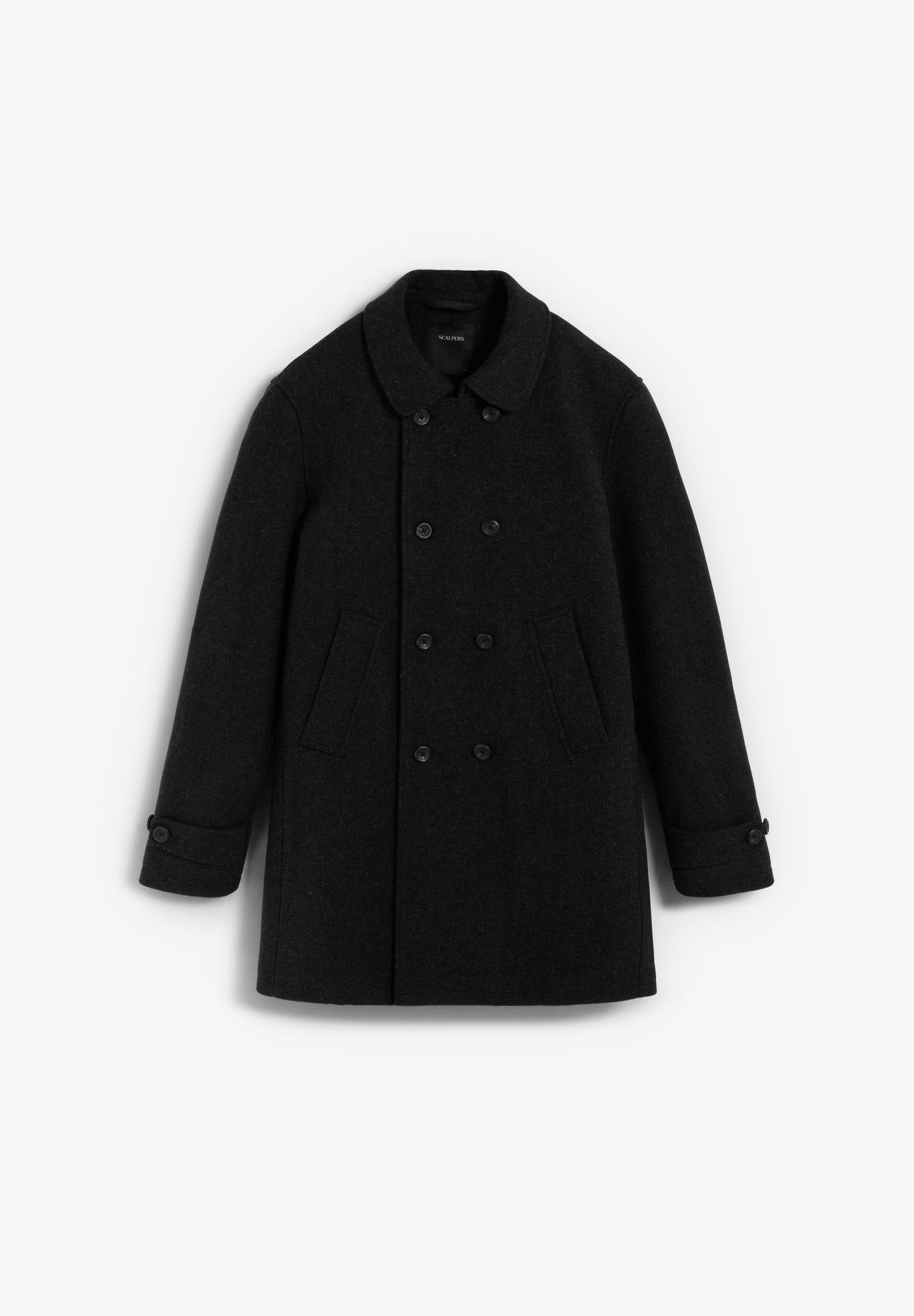 MANTEAU CROISÉ LAINE