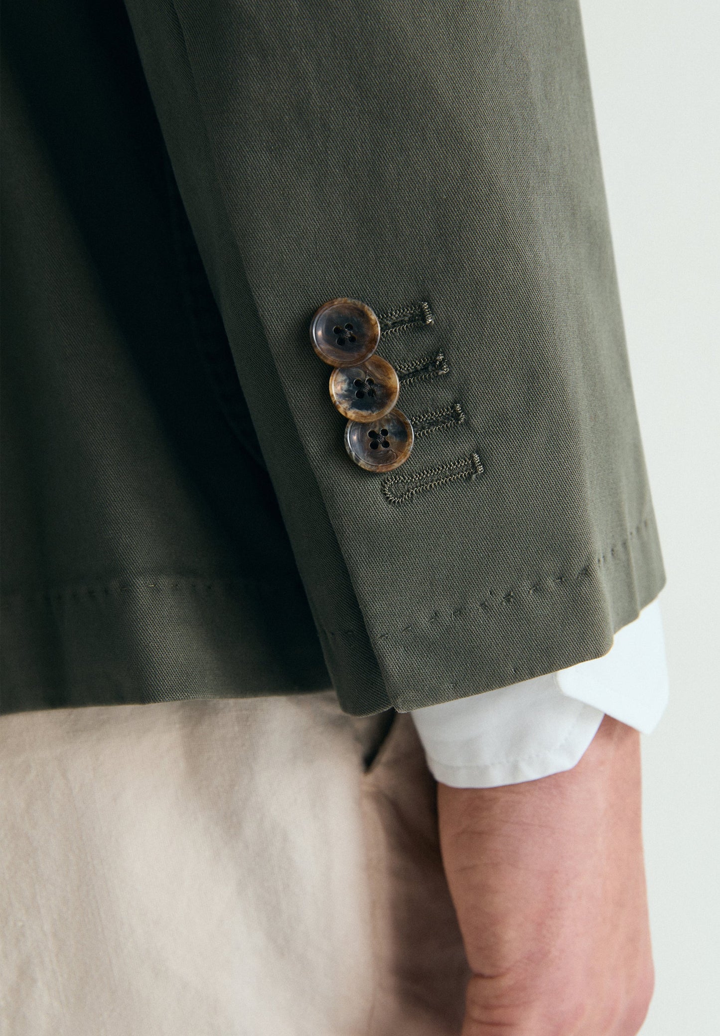 BLAZER AUS BAUMWOLLE