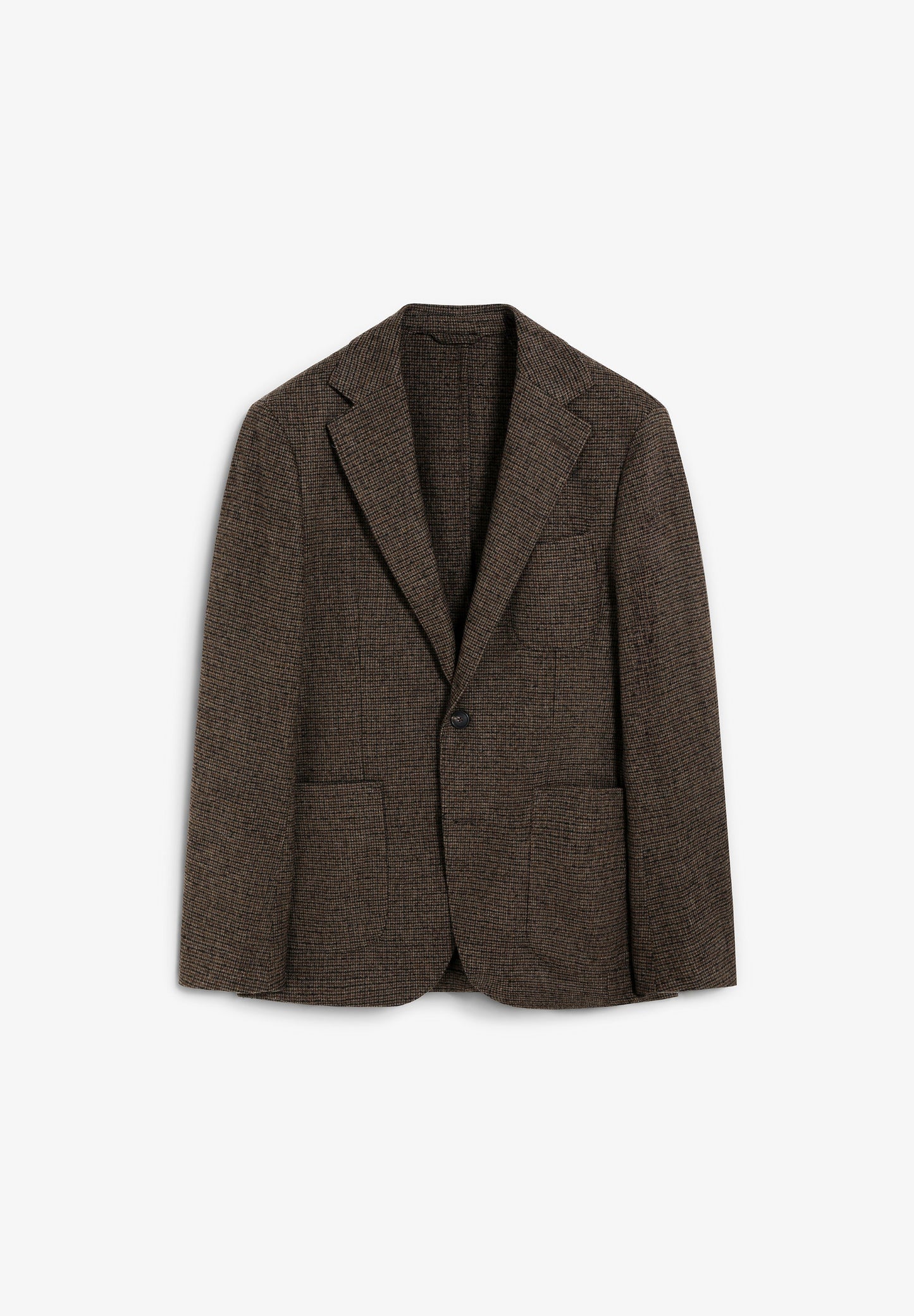 CHECKED WOOL BLAZER