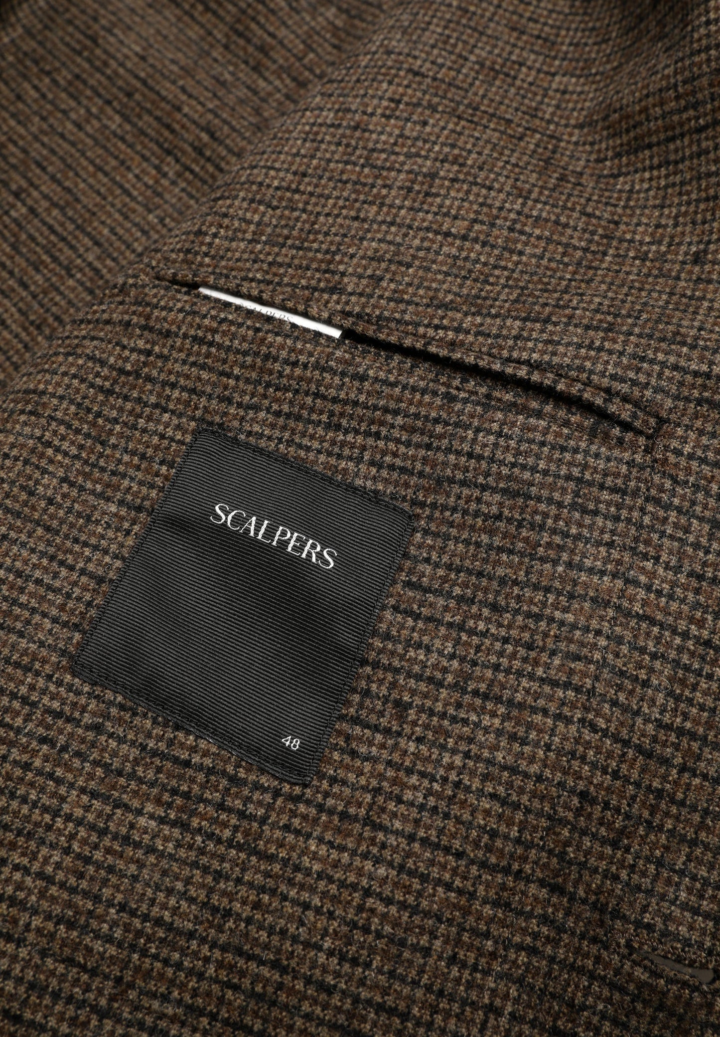 CHECKED WOOL BLAZER