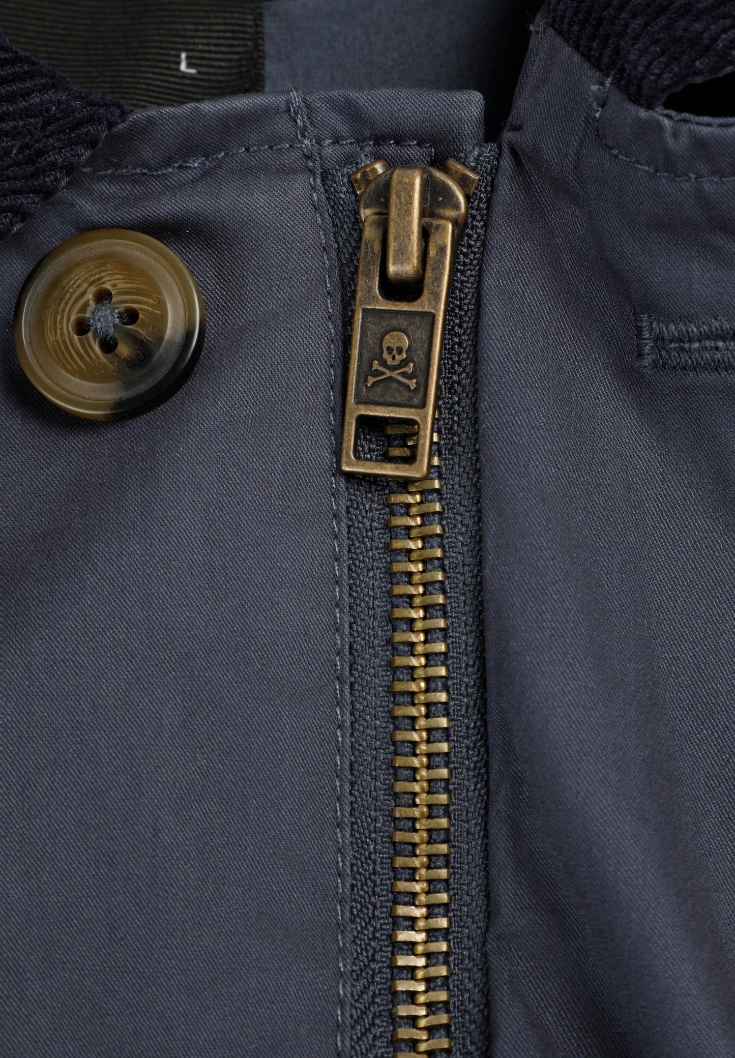JACKET WITH CORDUROY COLLAR