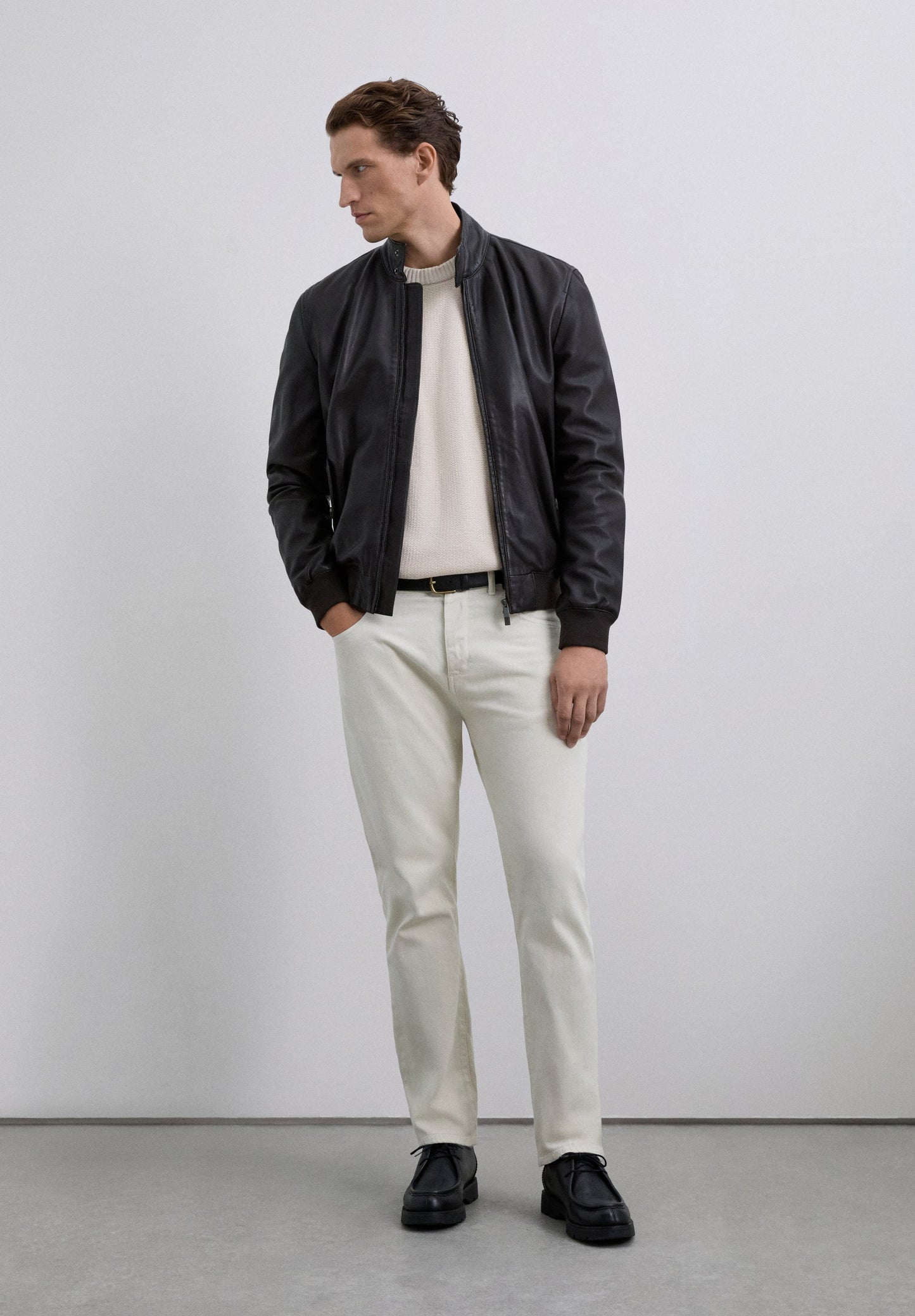 PANTALON DROIT COTON