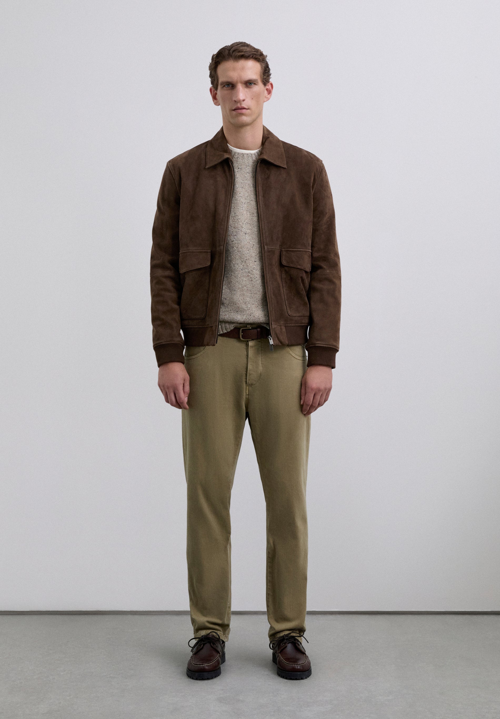 STRAIGHT LOGO TROUSERS