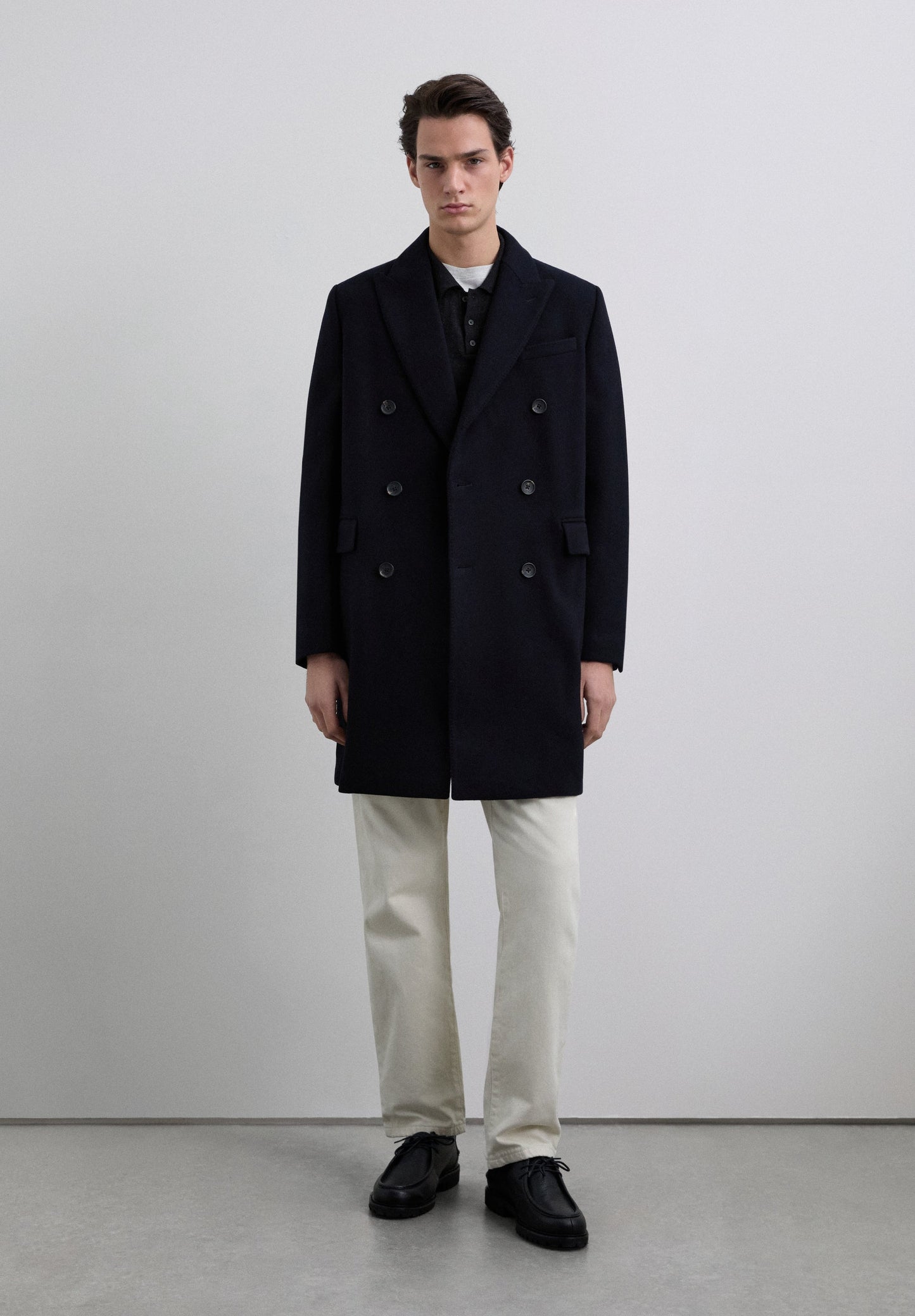MANTEAU CROISÉ LAINE