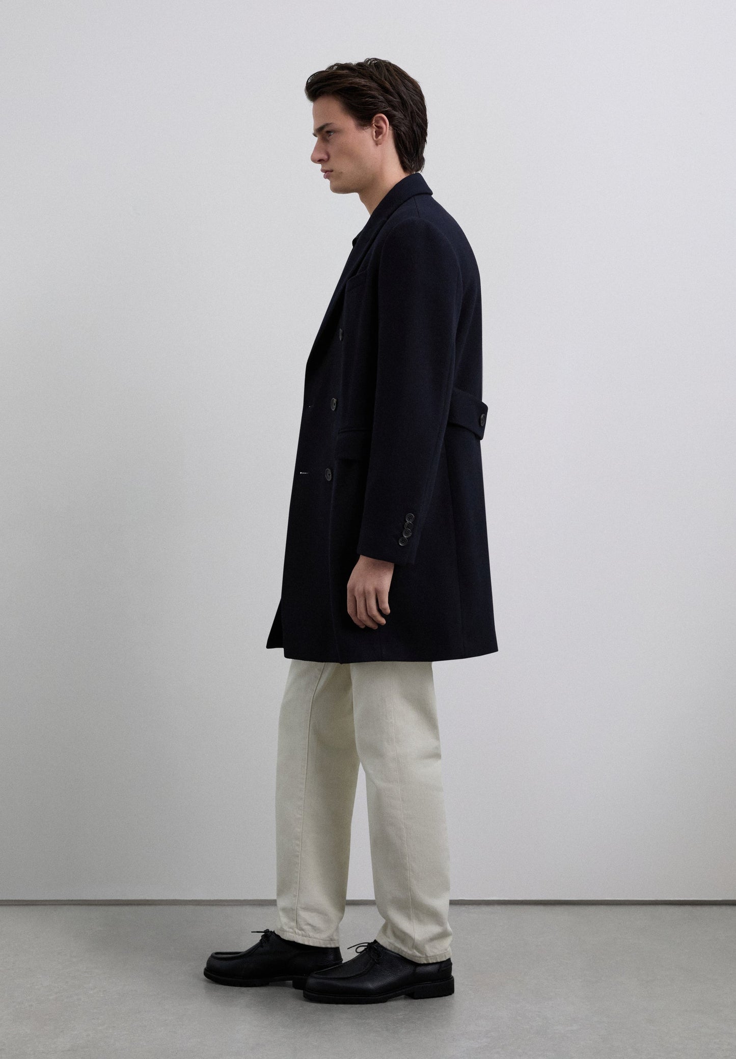 MANTEAU CROISÉ LAINE