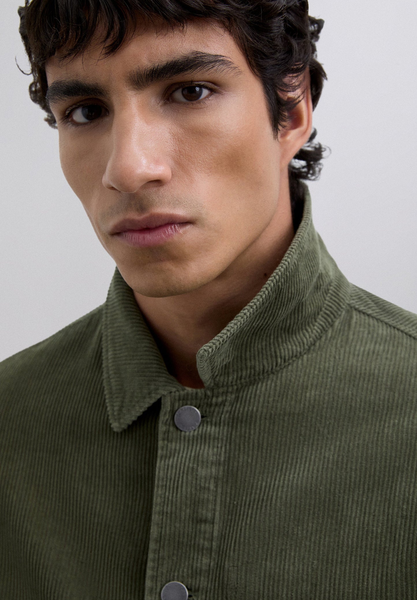 CORDUROY OVERSHIRT LOGO