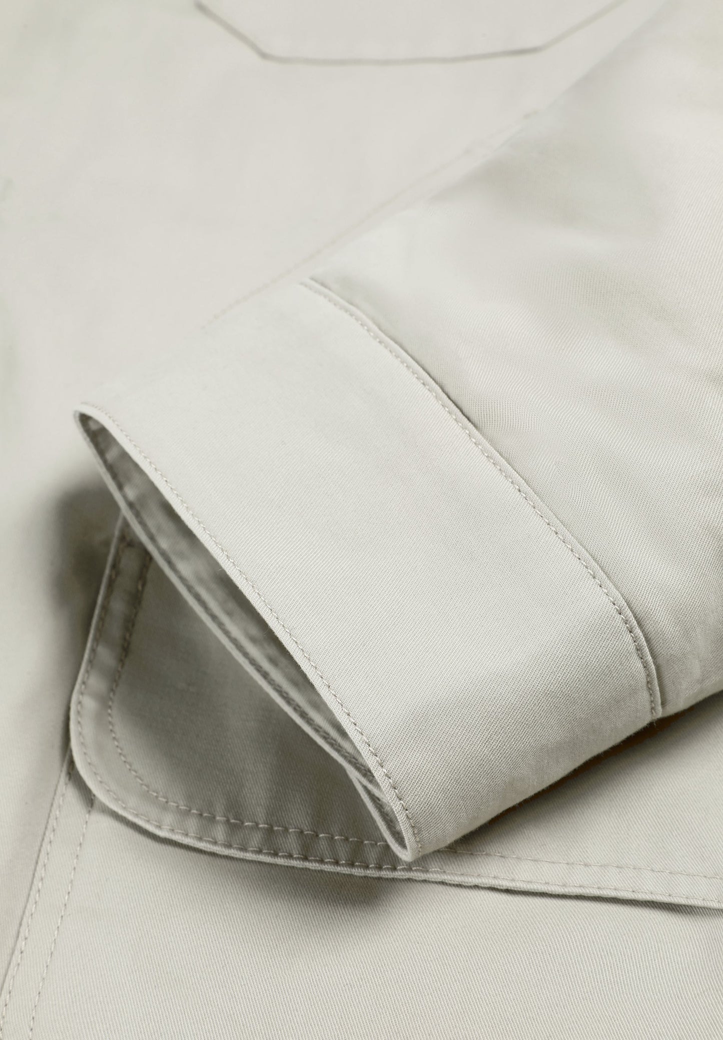 VESTE COL VELOURS CÔTELÉ CONTRASTANT