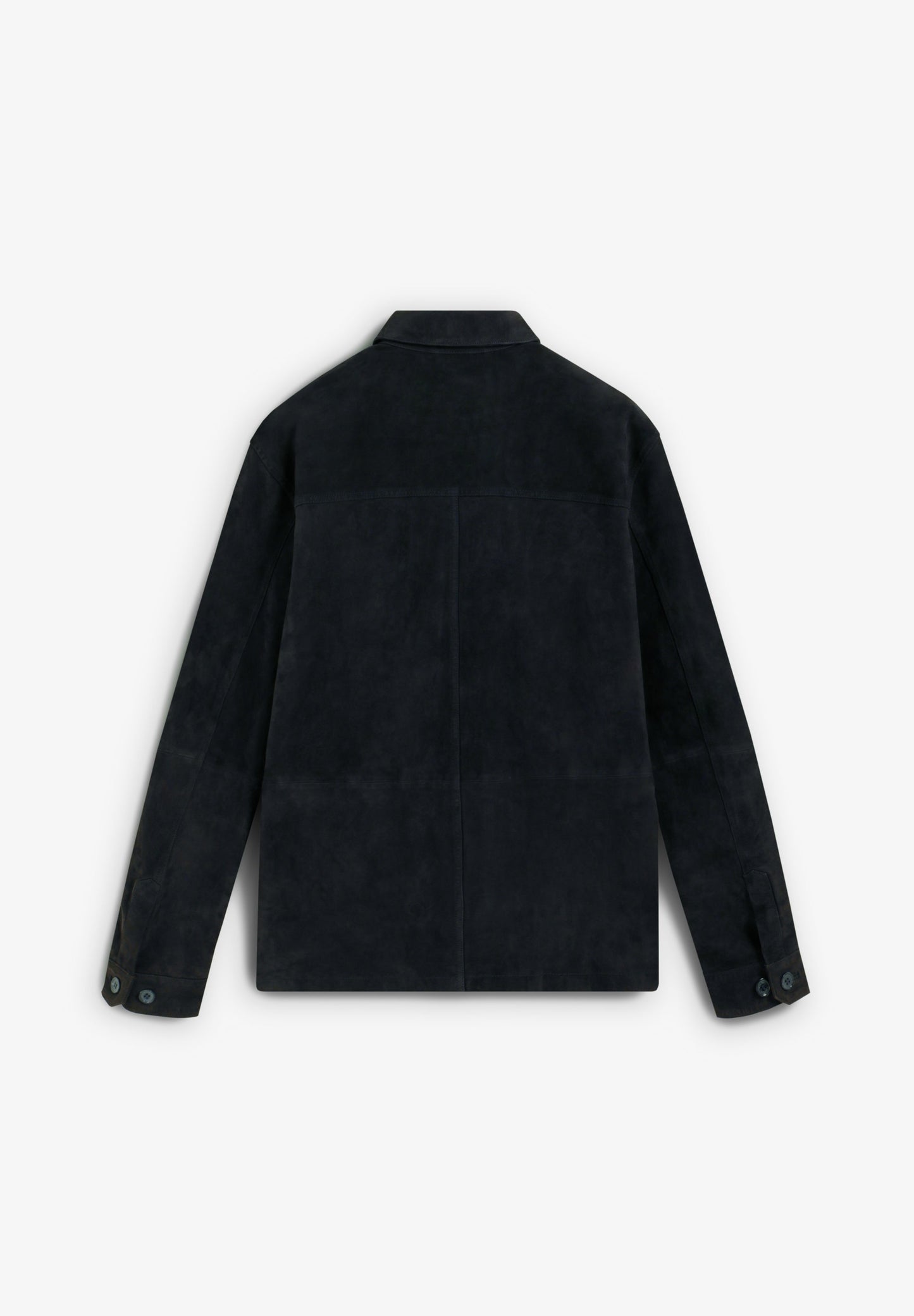 SUEDE OVERSHIRT WITH POCKETS
