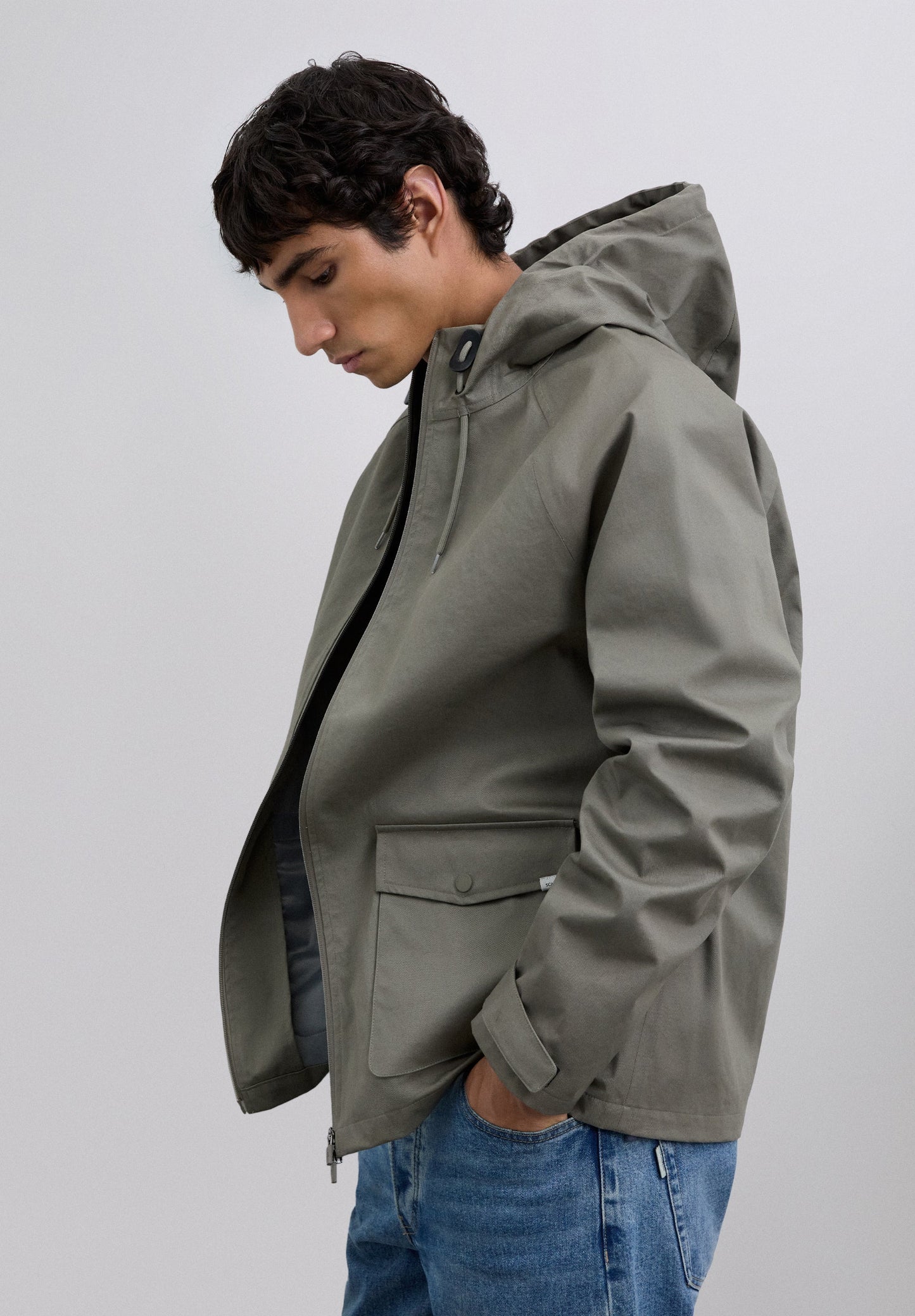 VESTE IMPERMÉABLE LOGO
