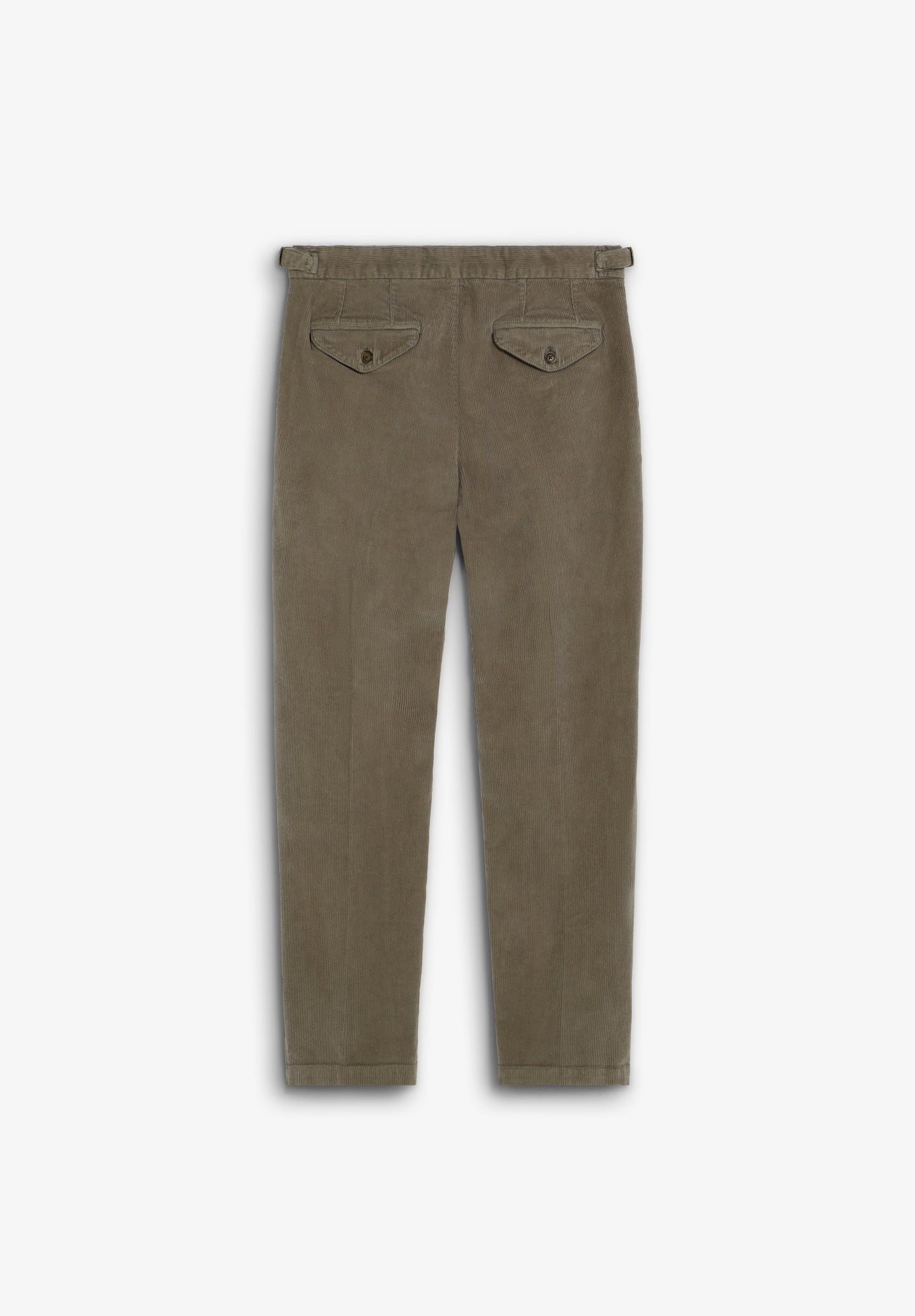SLIM FIT CORDUROY TROUSERS WITH DARTS