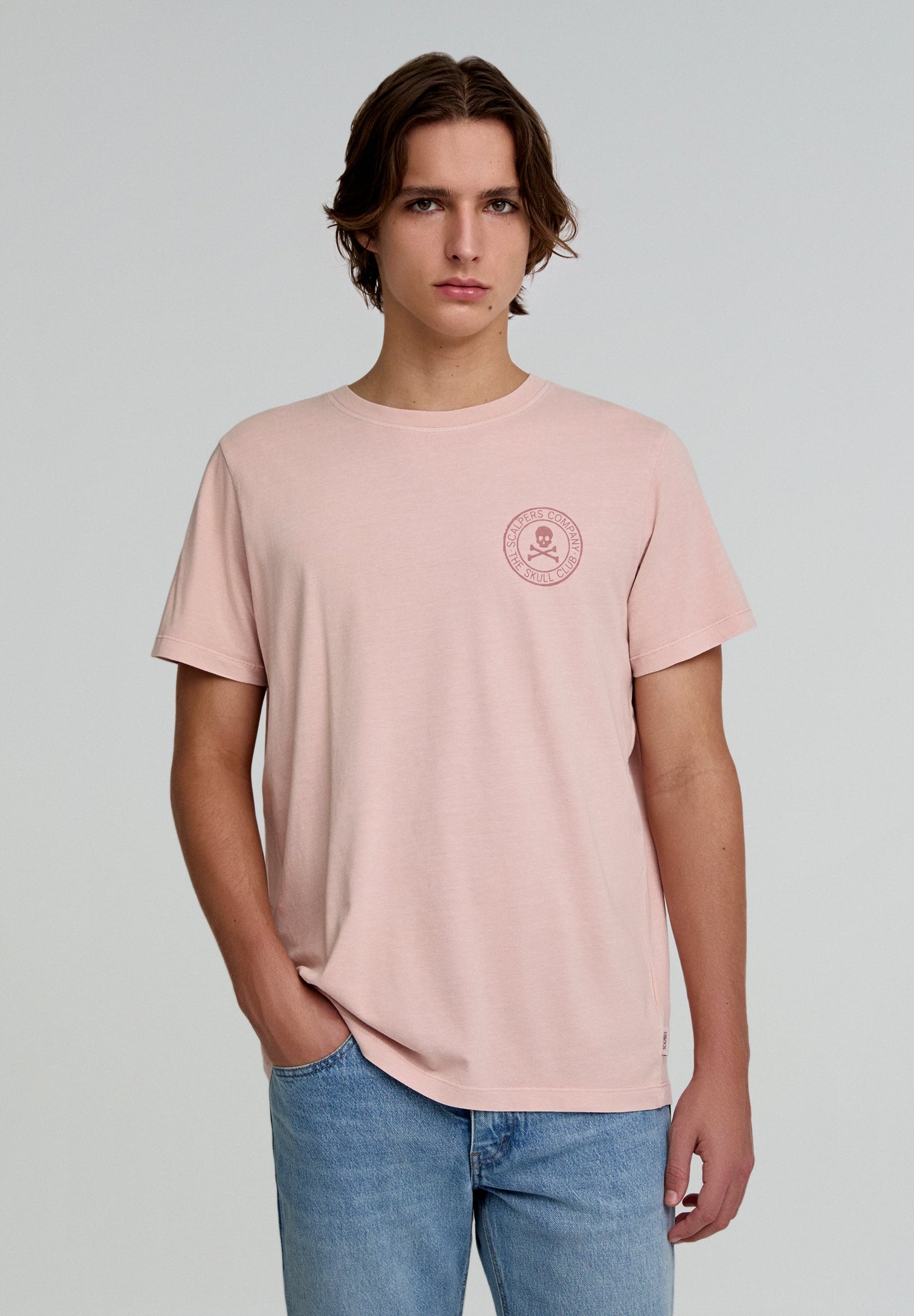 T-SHIRT WITH SKULL ON BACK