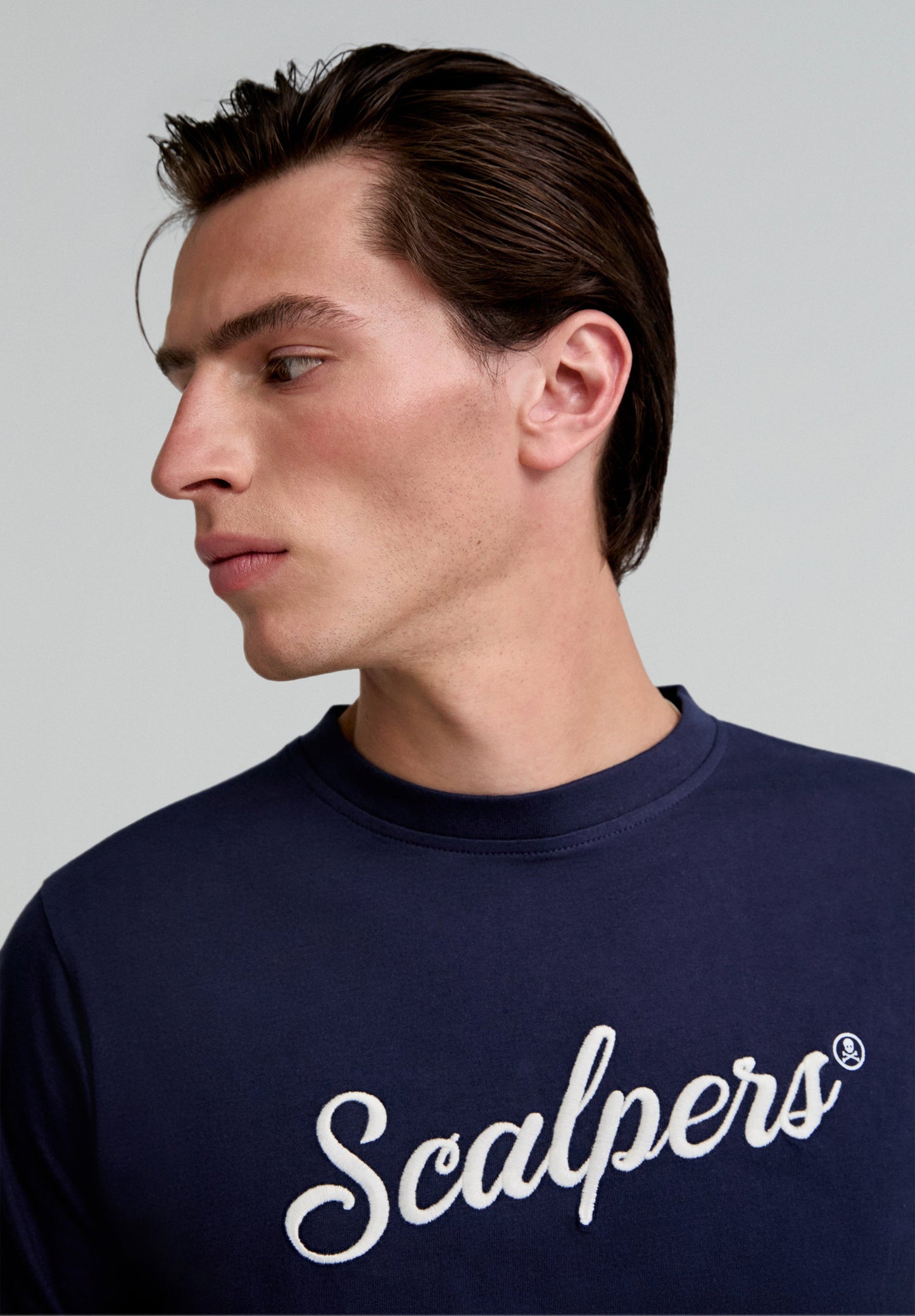 T-SHIRT WITH EMBROIDERED LOGO