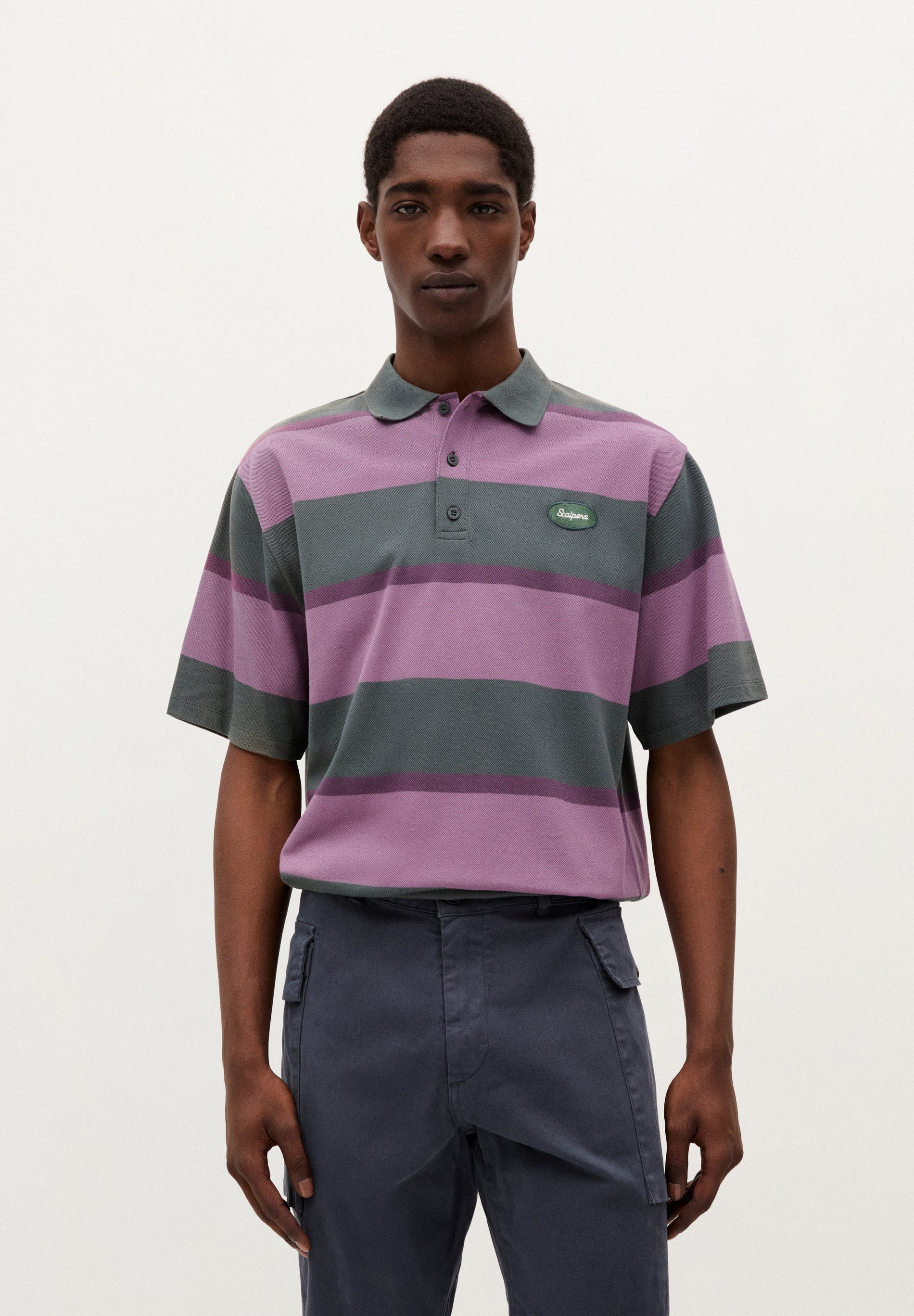 SCADN STRIPES CODY POLO