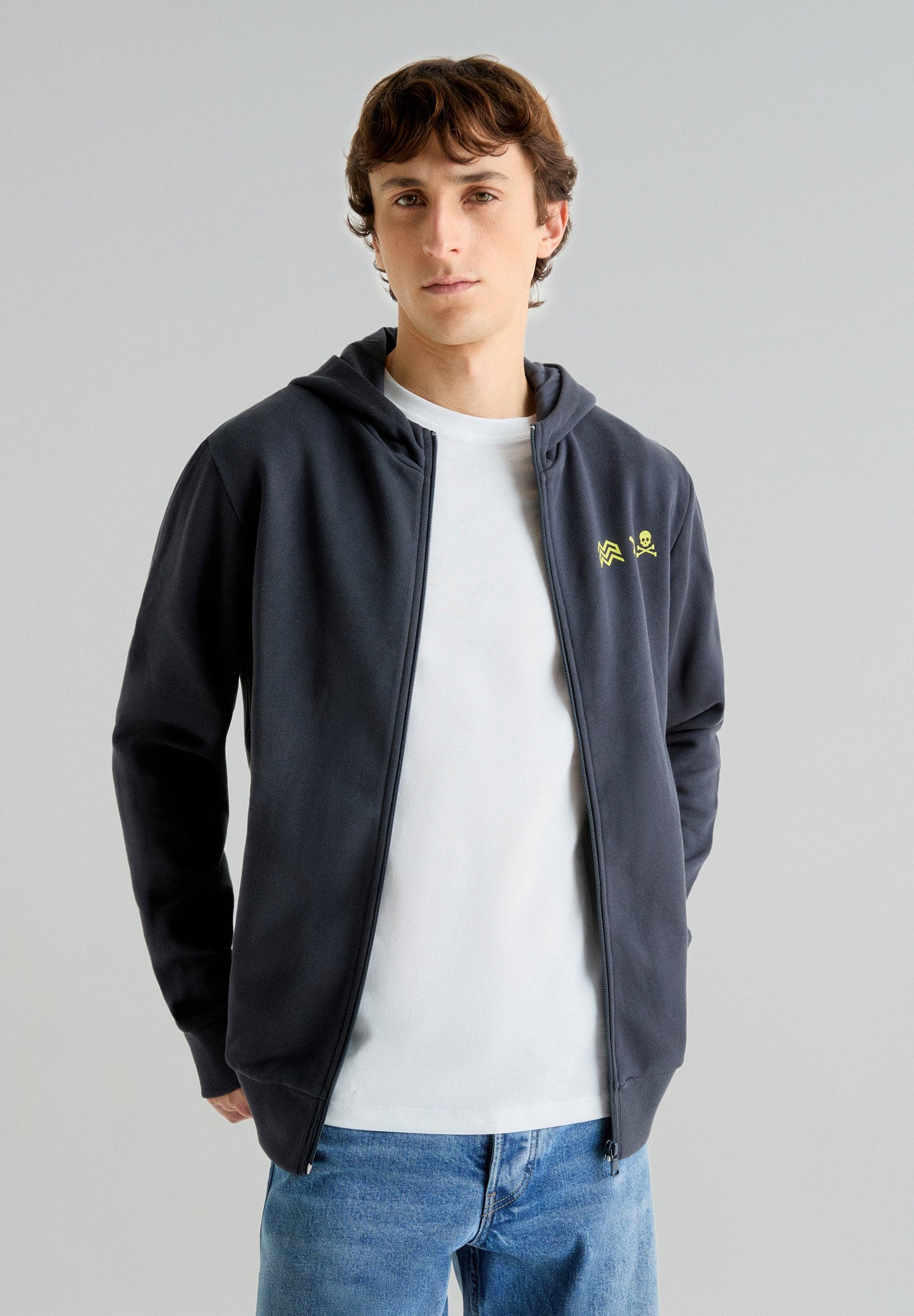 MARCHICA X SCALPERS ZIP SWEATSHIRT