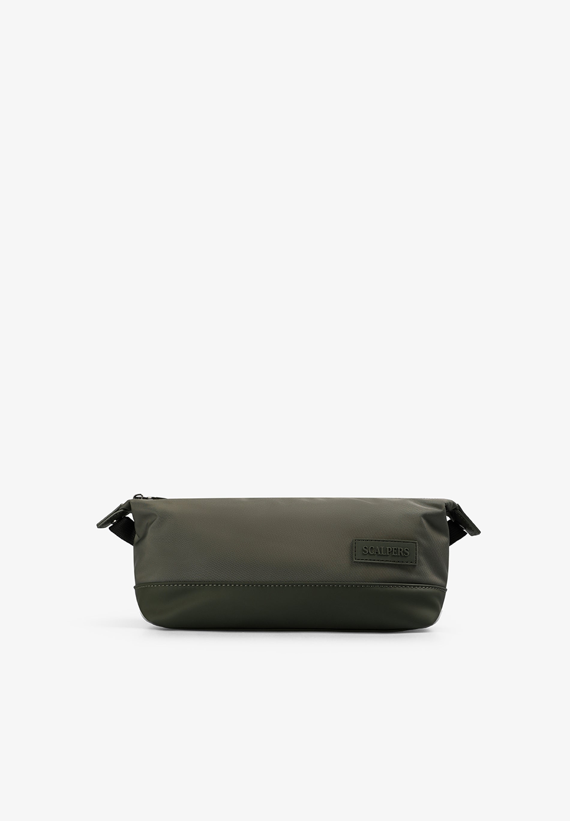 RUBBERISED TRAVEL TOILETRY BAG