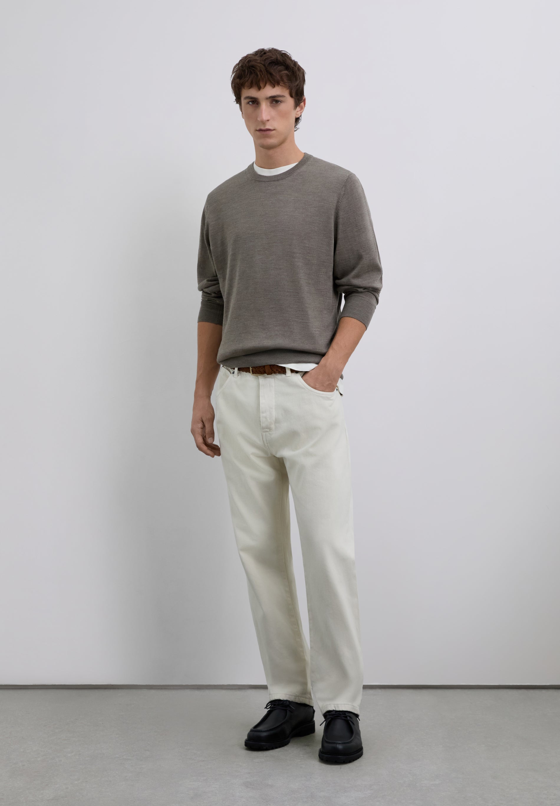 PULL LAINE SKULL BRODÉ