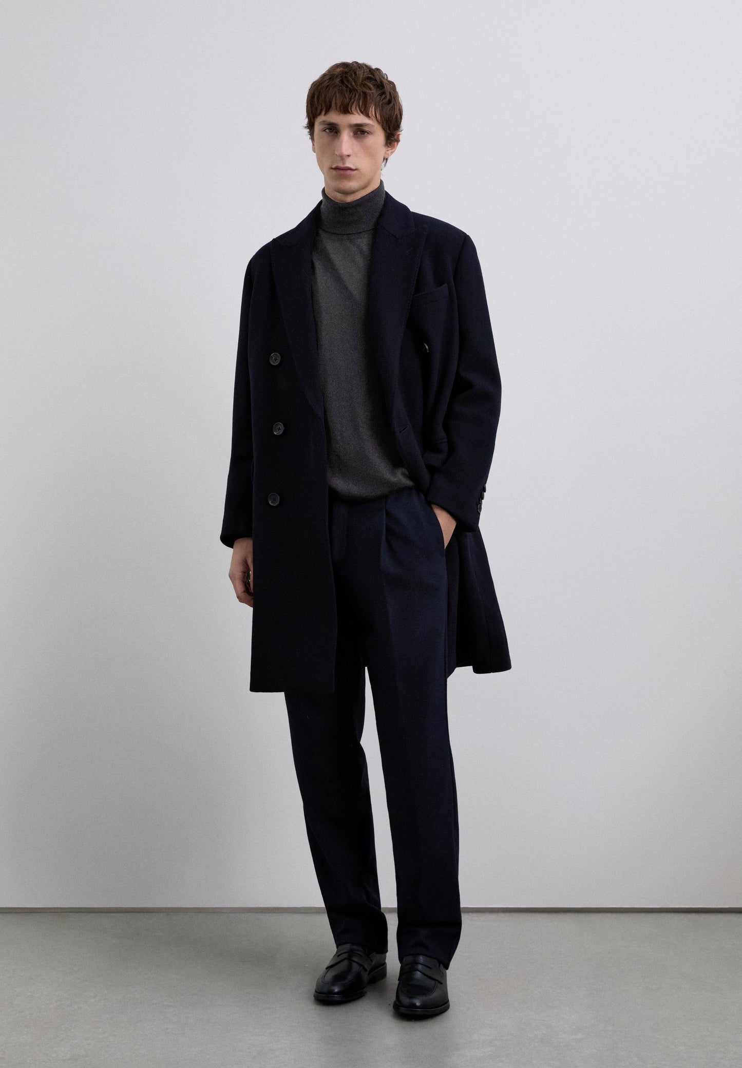 STRICKPULLOVER MIT ROLLKRAGEN