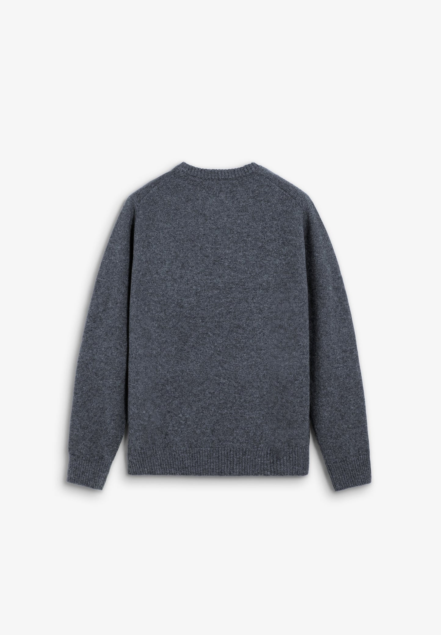 WOOL BLEND ROUND NECK SWEATER