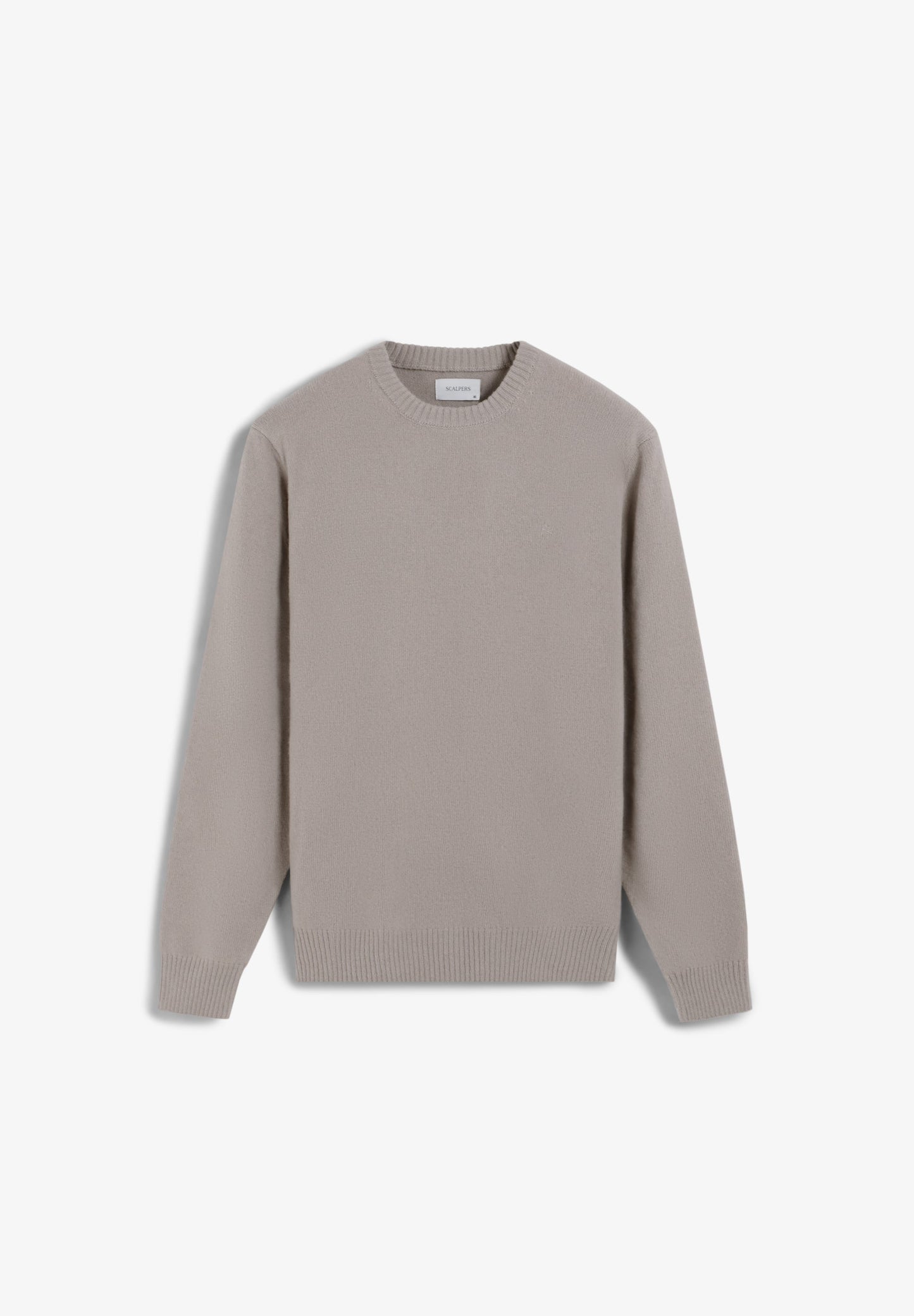 PULLOVER AUS WOLLE MIT LOGO