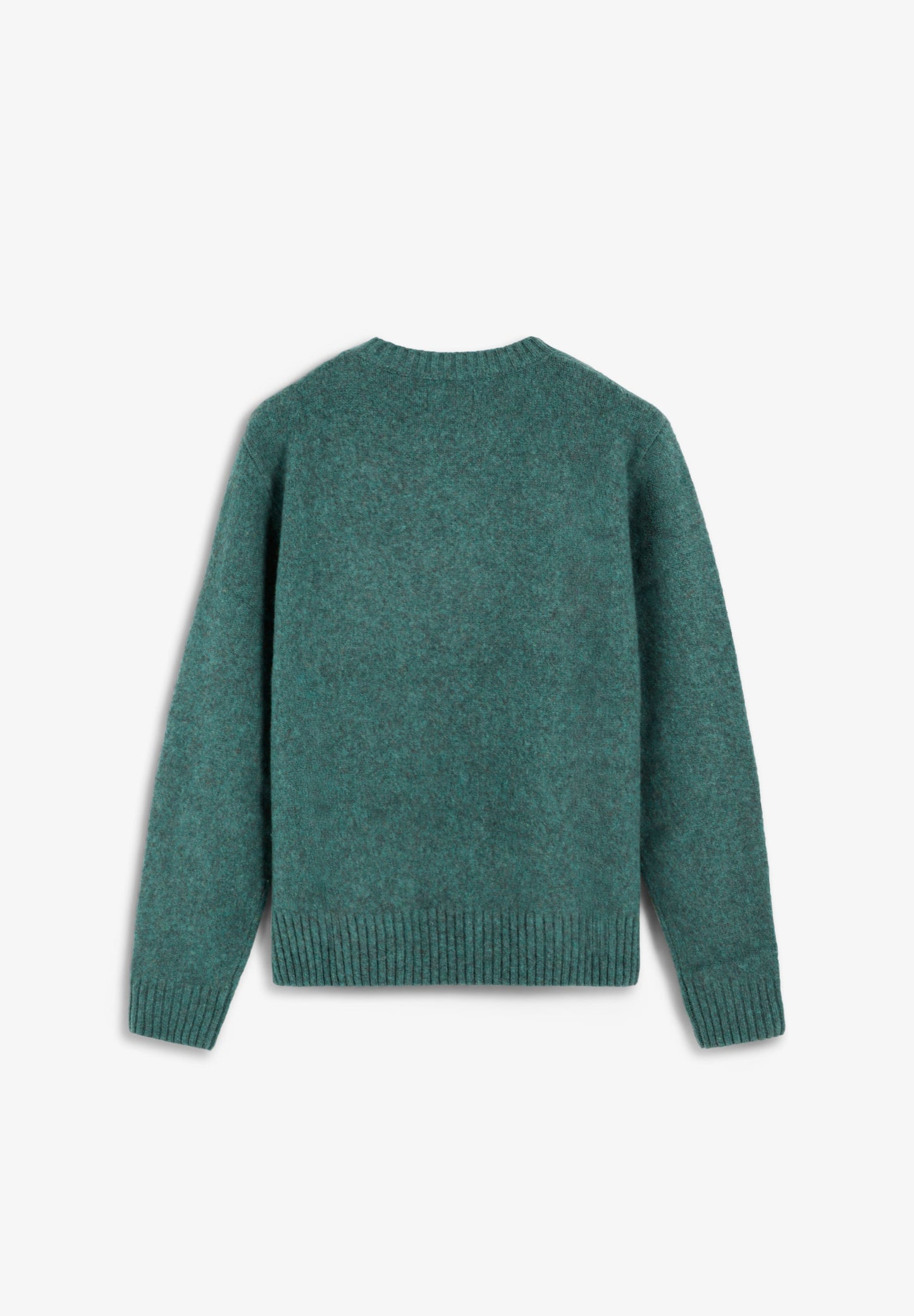 WOLLPULLOVER MIT GEBÜRSTETER OPTIK