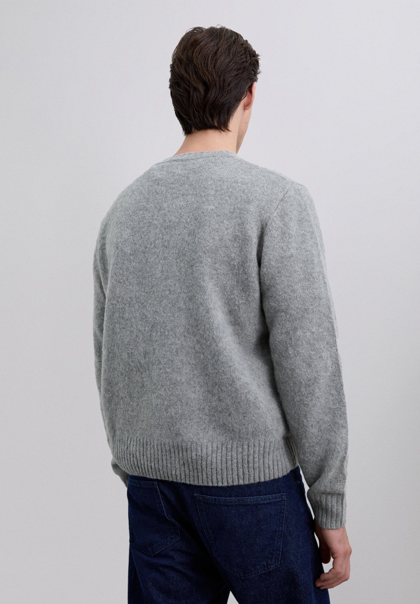 BRUSHED WOOL JUMPER