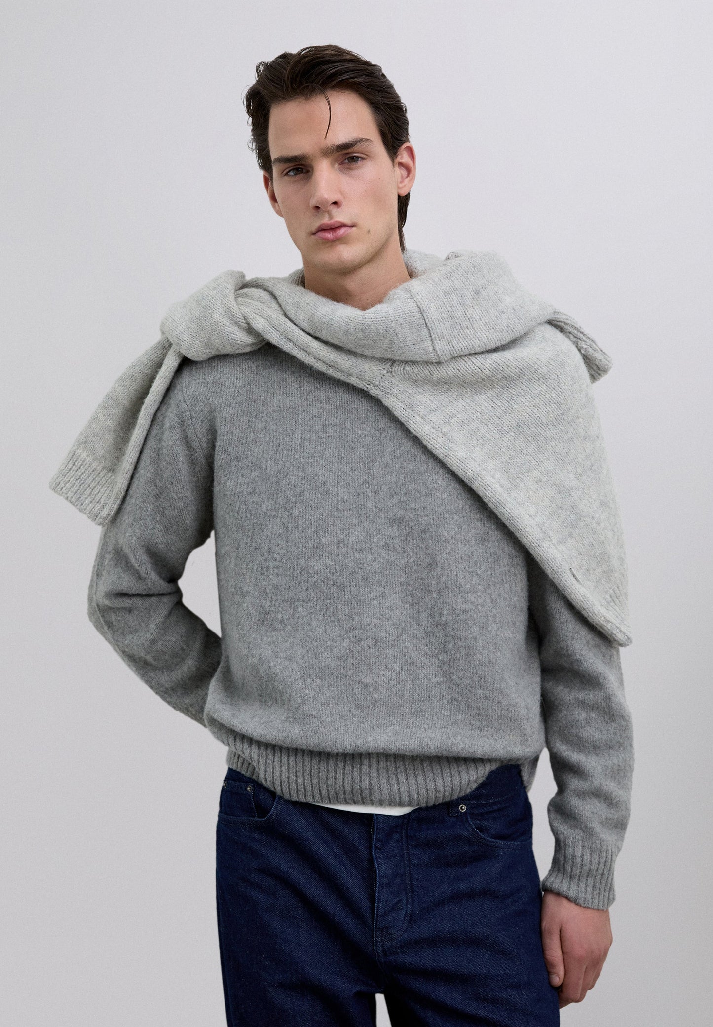 PULL EN LAINE EFFET BROSSÉ