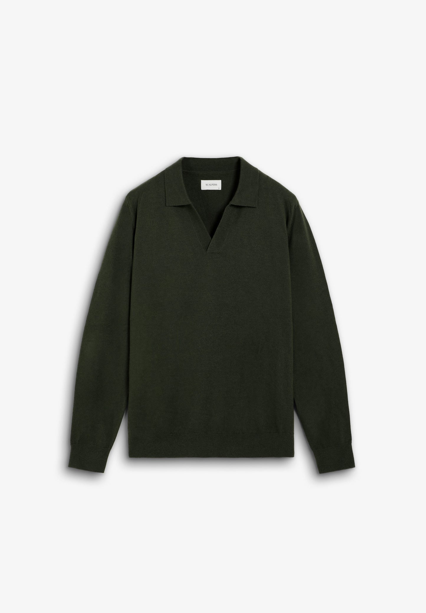 WOOL KNIT POLO SHIRT