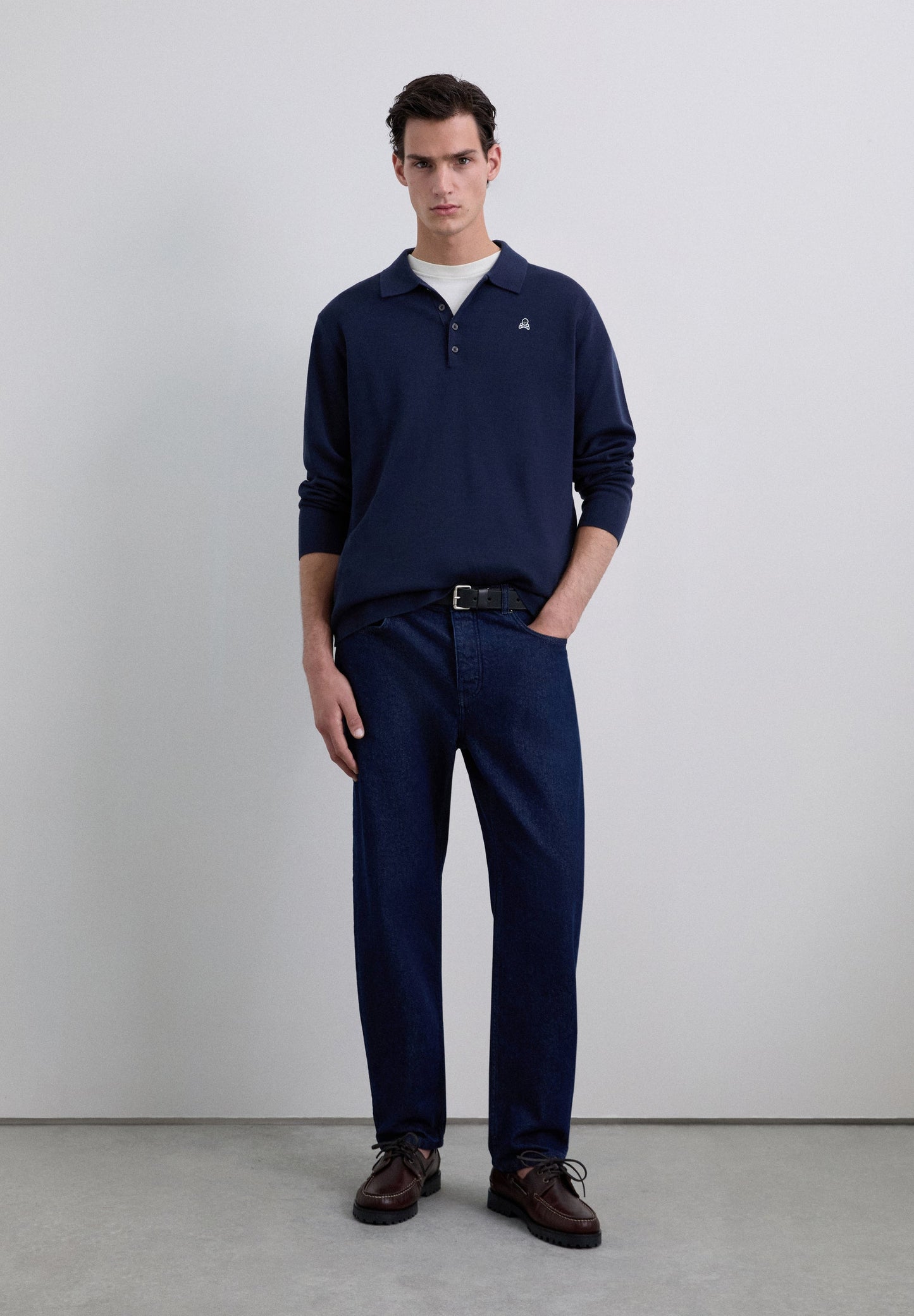 POLO TRUI PATCH DOODSHOOFD