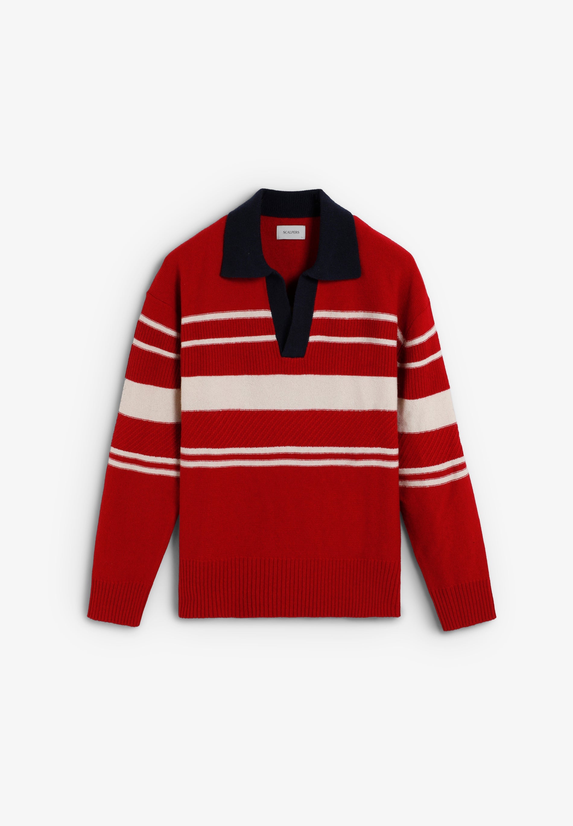 PULL LAINE POLO RAYURES