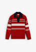 PULL LAINE POLO RAYURES
