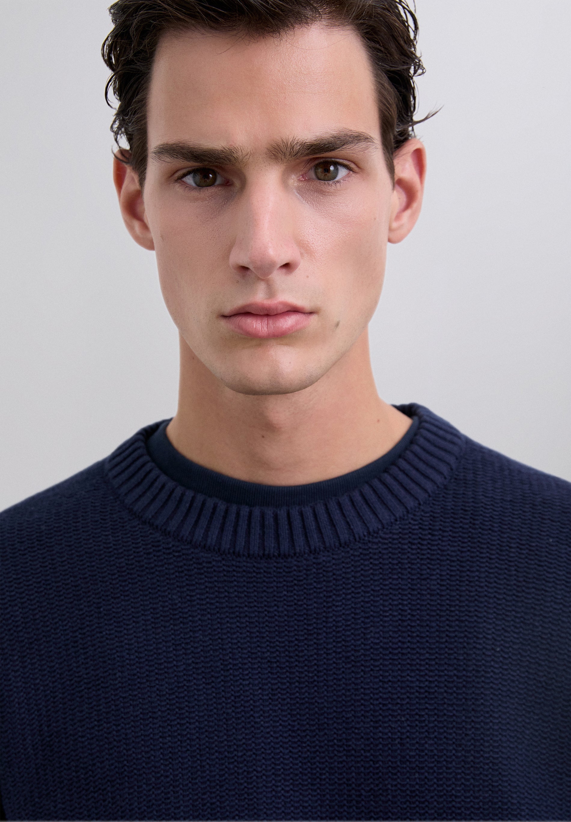 TEXTURED KNIT SWEATER