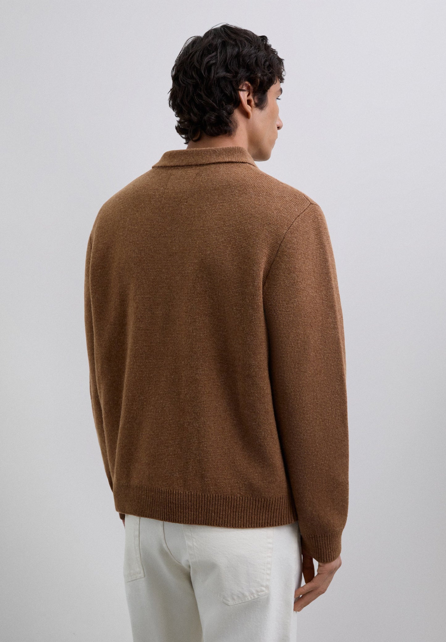 VEST MET RITSSLUITING VAN MERINOWOL