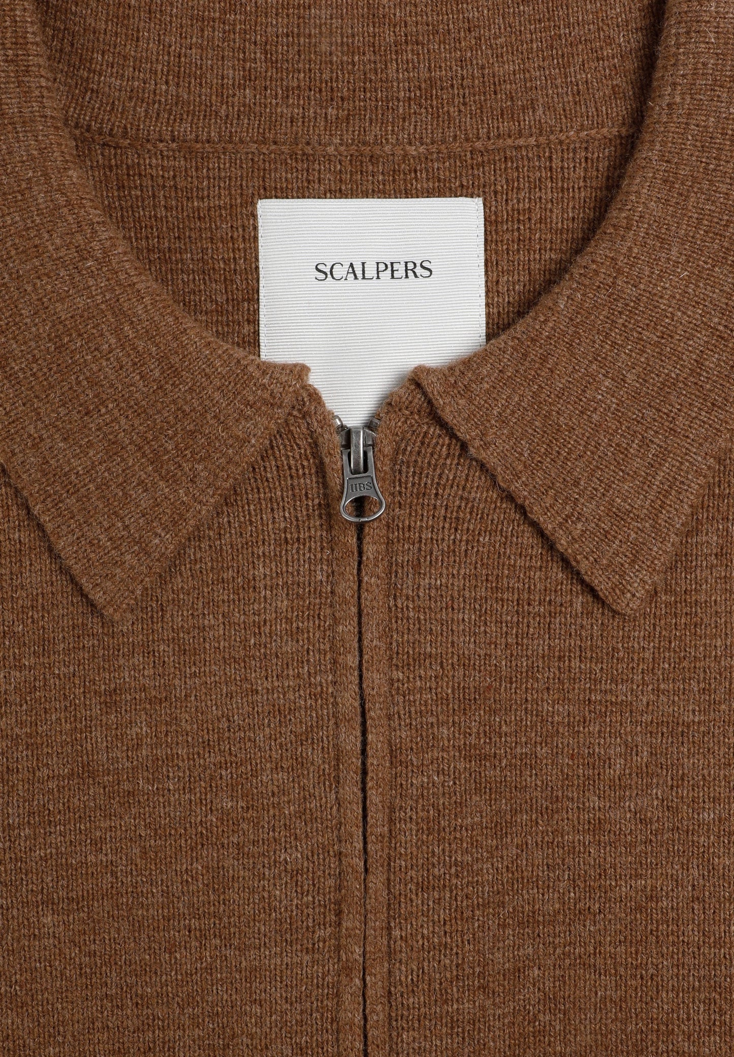 MERINO WOOL ZIP-UP CARDIGAN