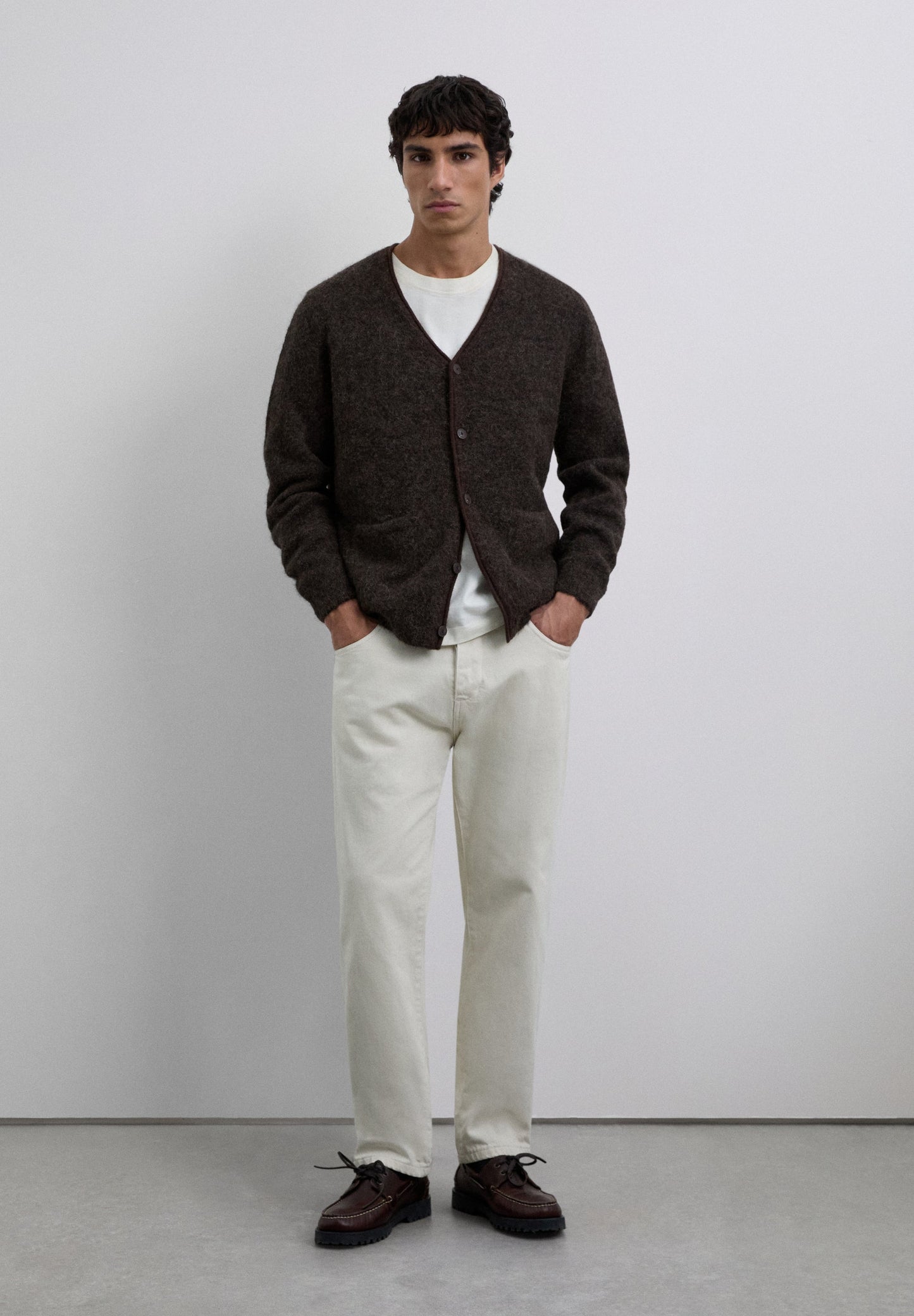 VEST ALPACA V-HALS