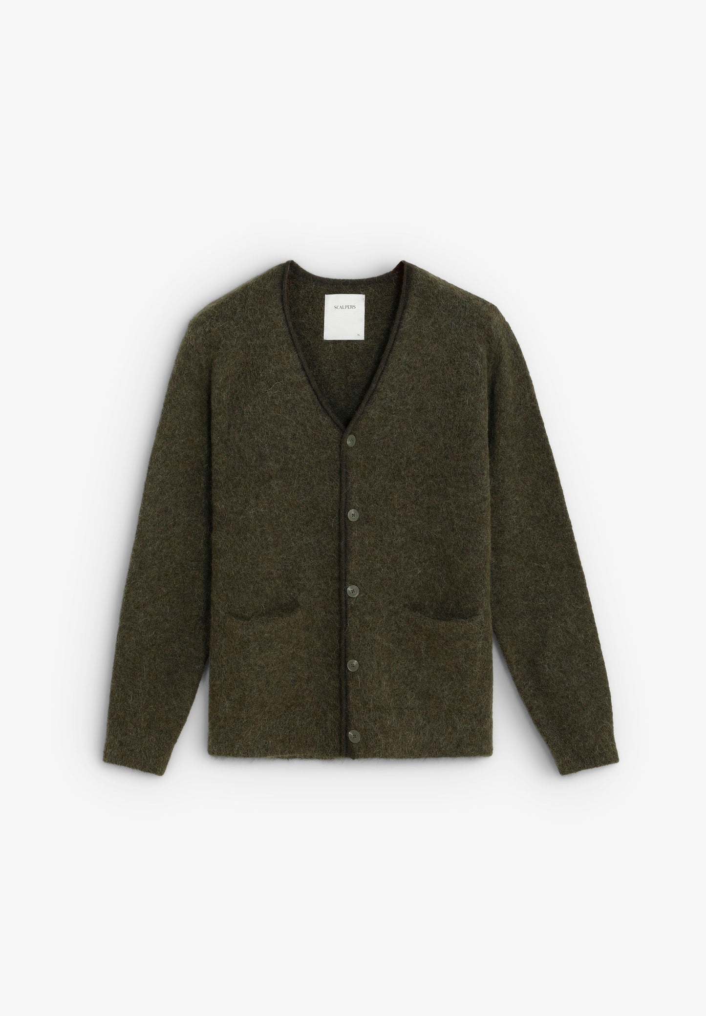 V-NECK ALPACA CARDIGAN