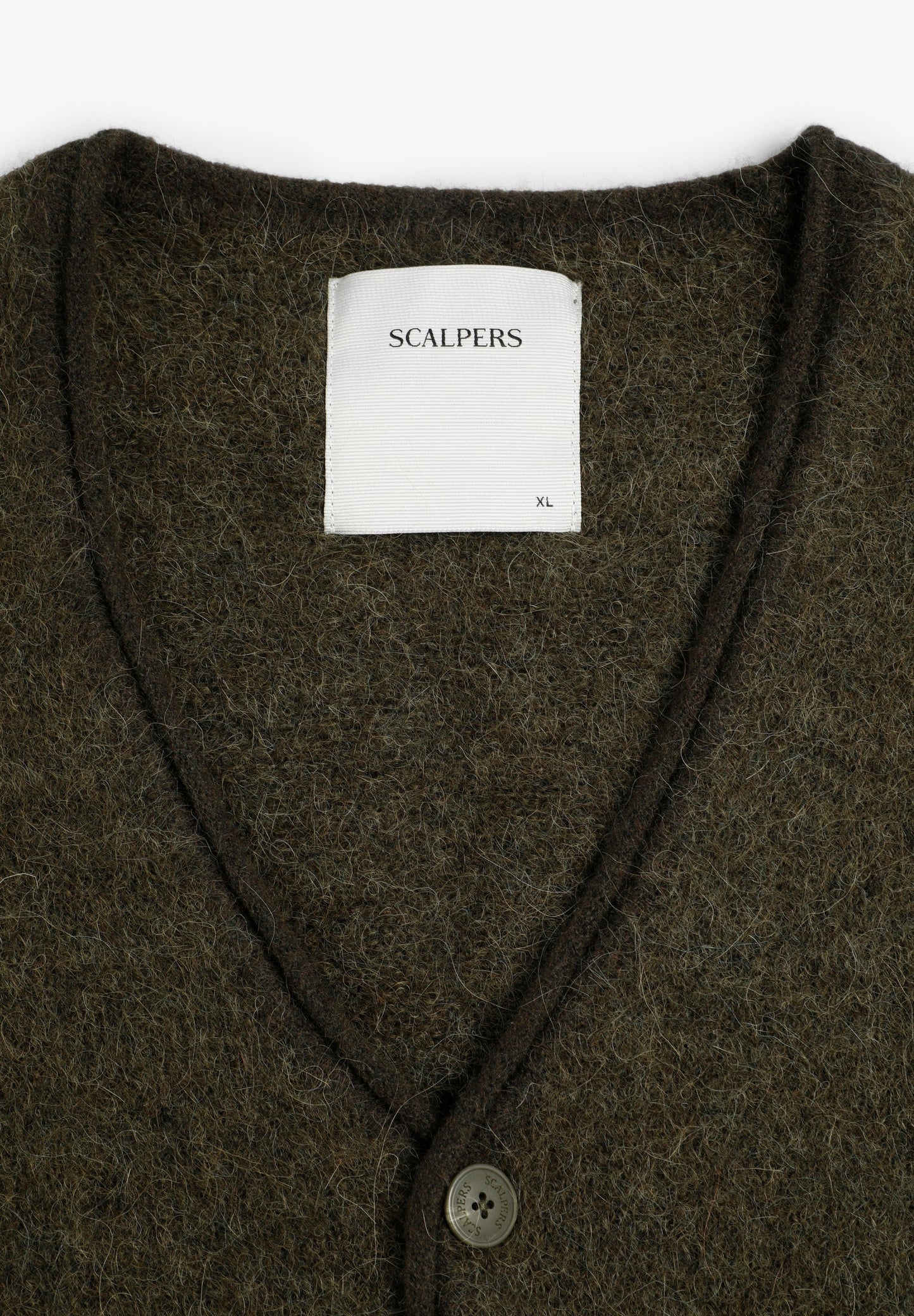 V-NECK ALPACA CARDIGAN