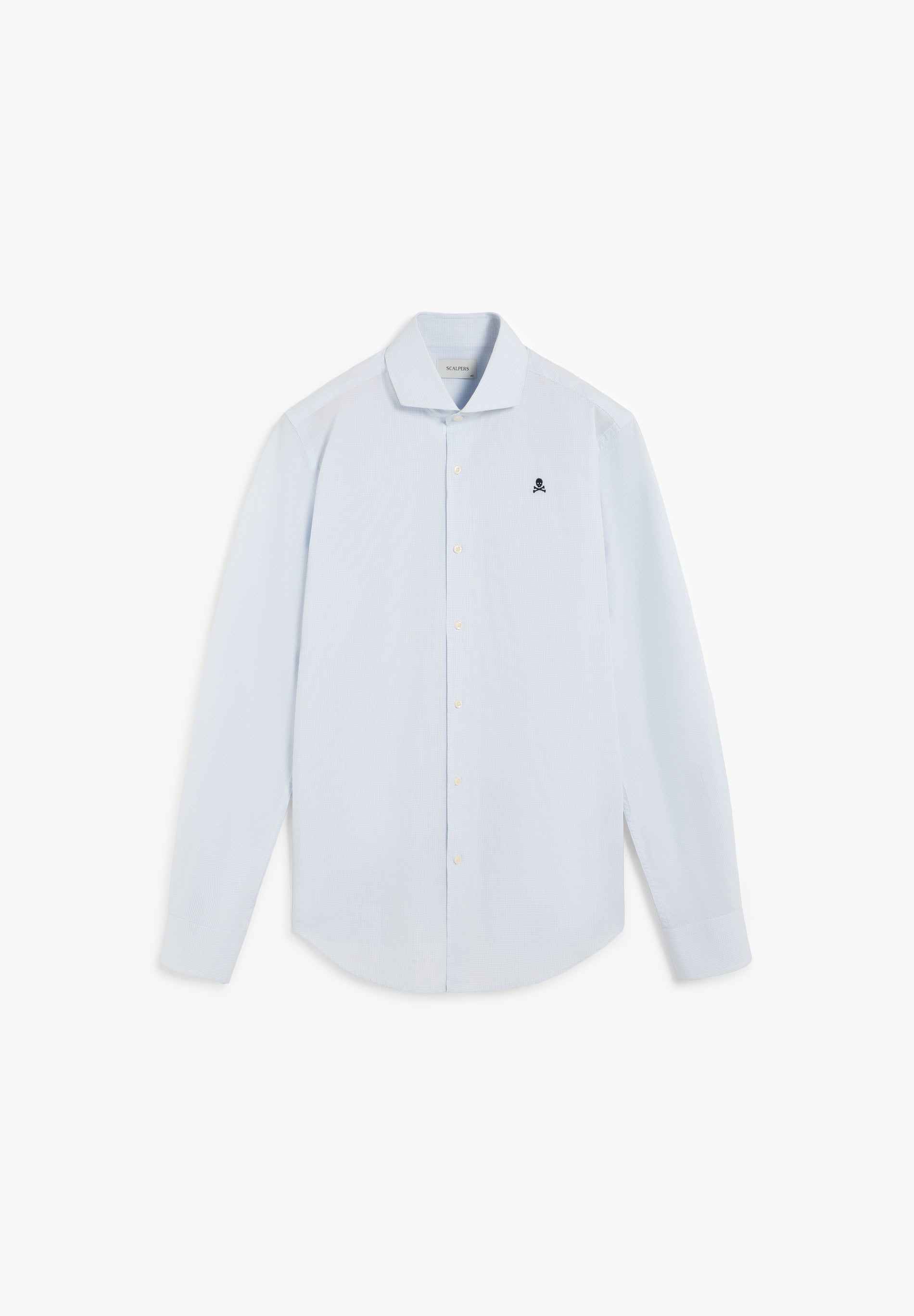 SHIRT WITH EMBROIDERED SKULL