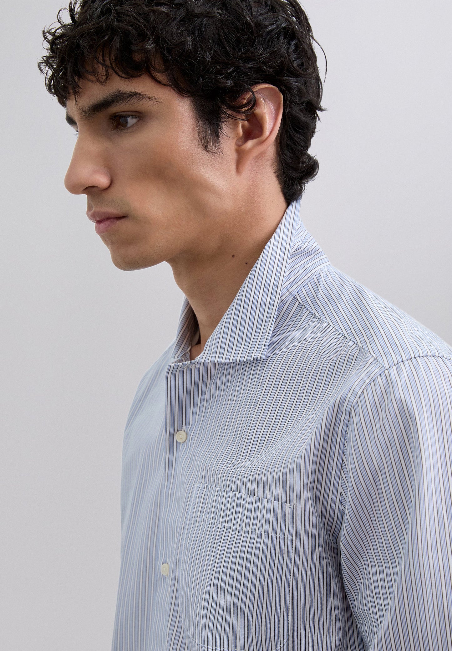 CHEMISE RAYURES LOGO