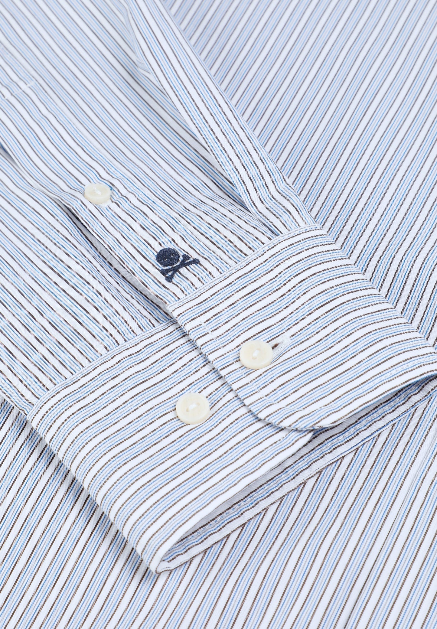 STRIPED SKULL SHIRT