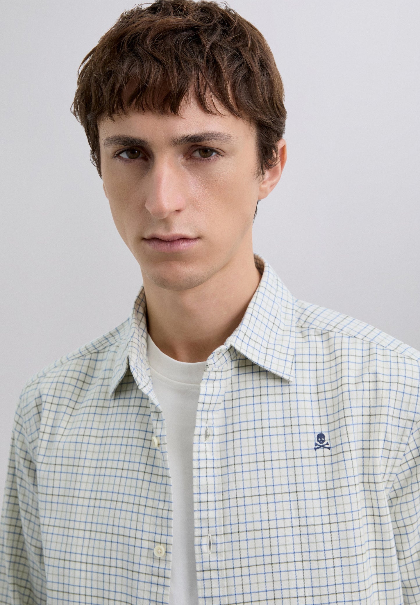 CAMISA ESTAMPADA CUADROS - Scalpers